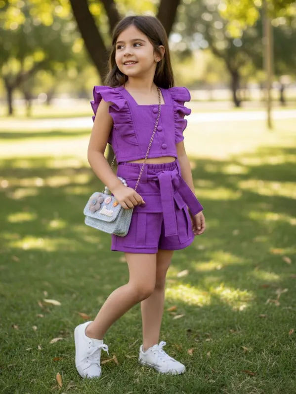 Conjunto infantil shorts e blusinha (22)