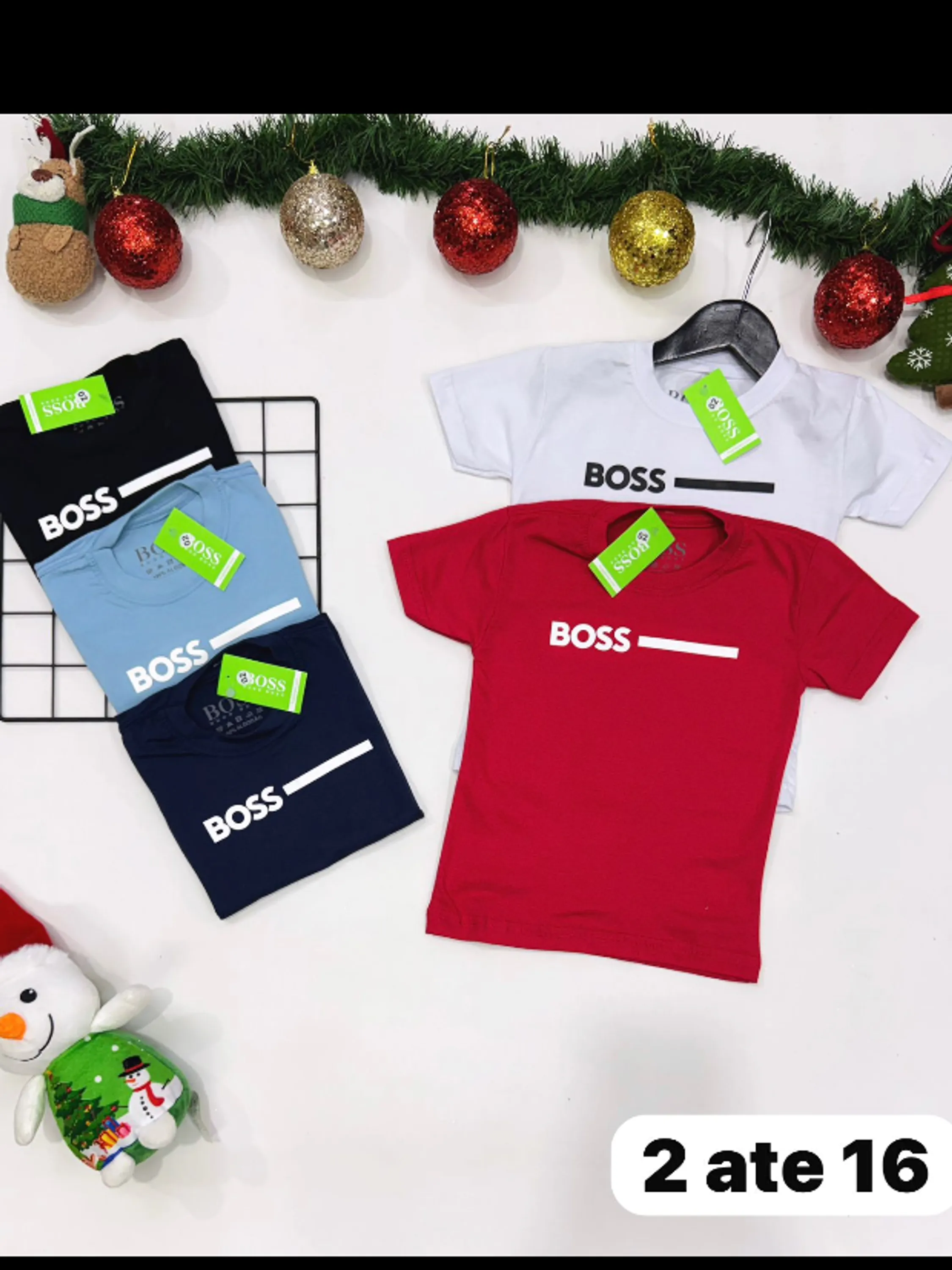 Camiseta manga curta masculina infantil e juvenil