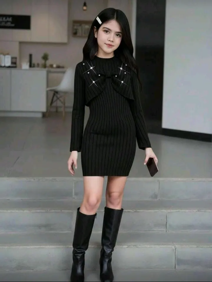 Conjunto vestido e casaquinho infantil (20)