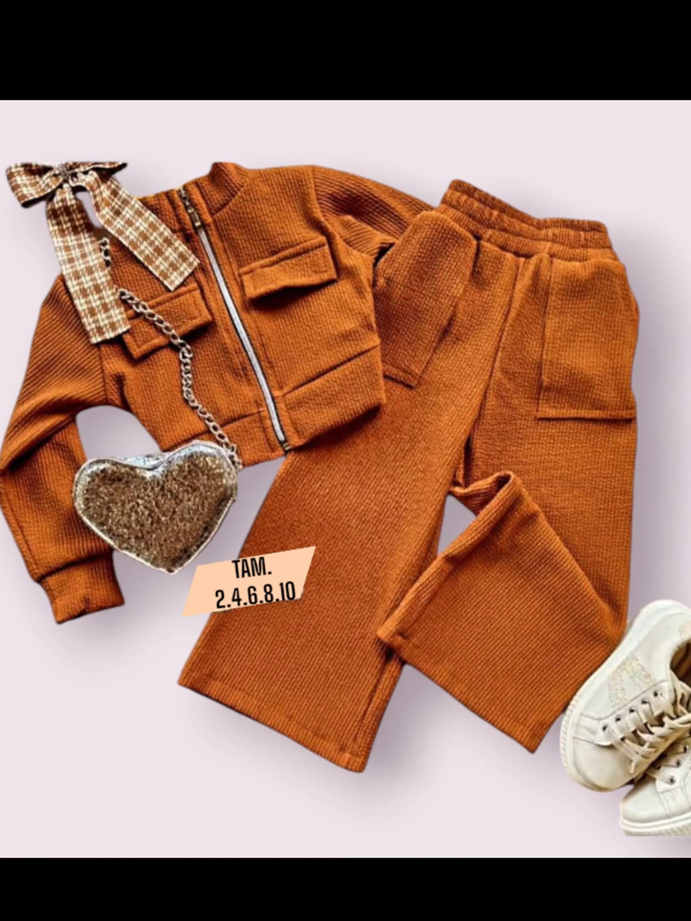 Conjunto infantil tecido Anaruga