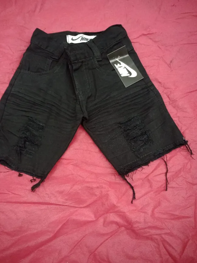 Bermuda jeans masculina juvenil na promoção