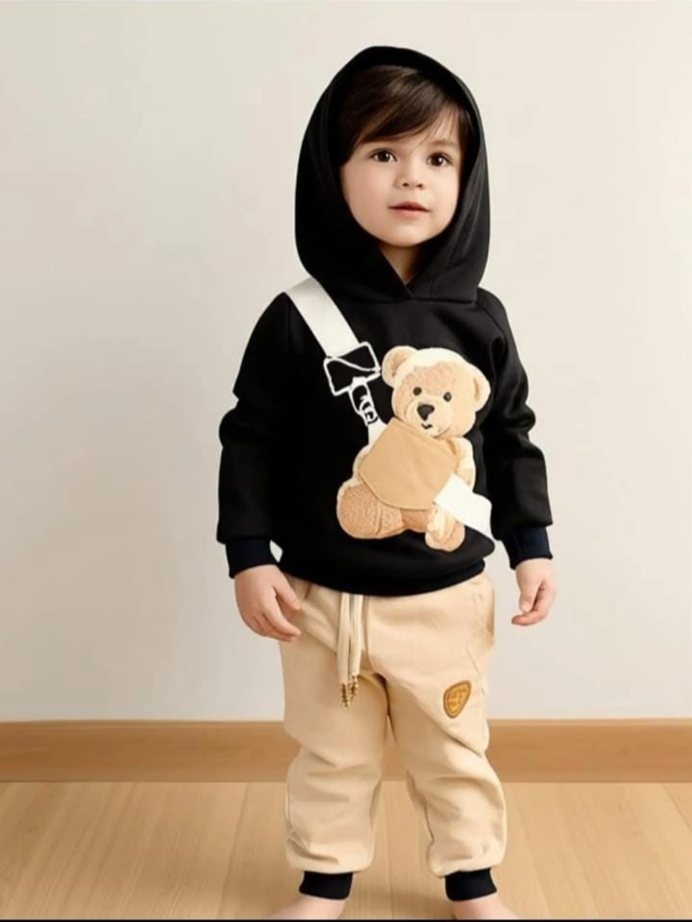 Conjunto moletom flanelado infantil