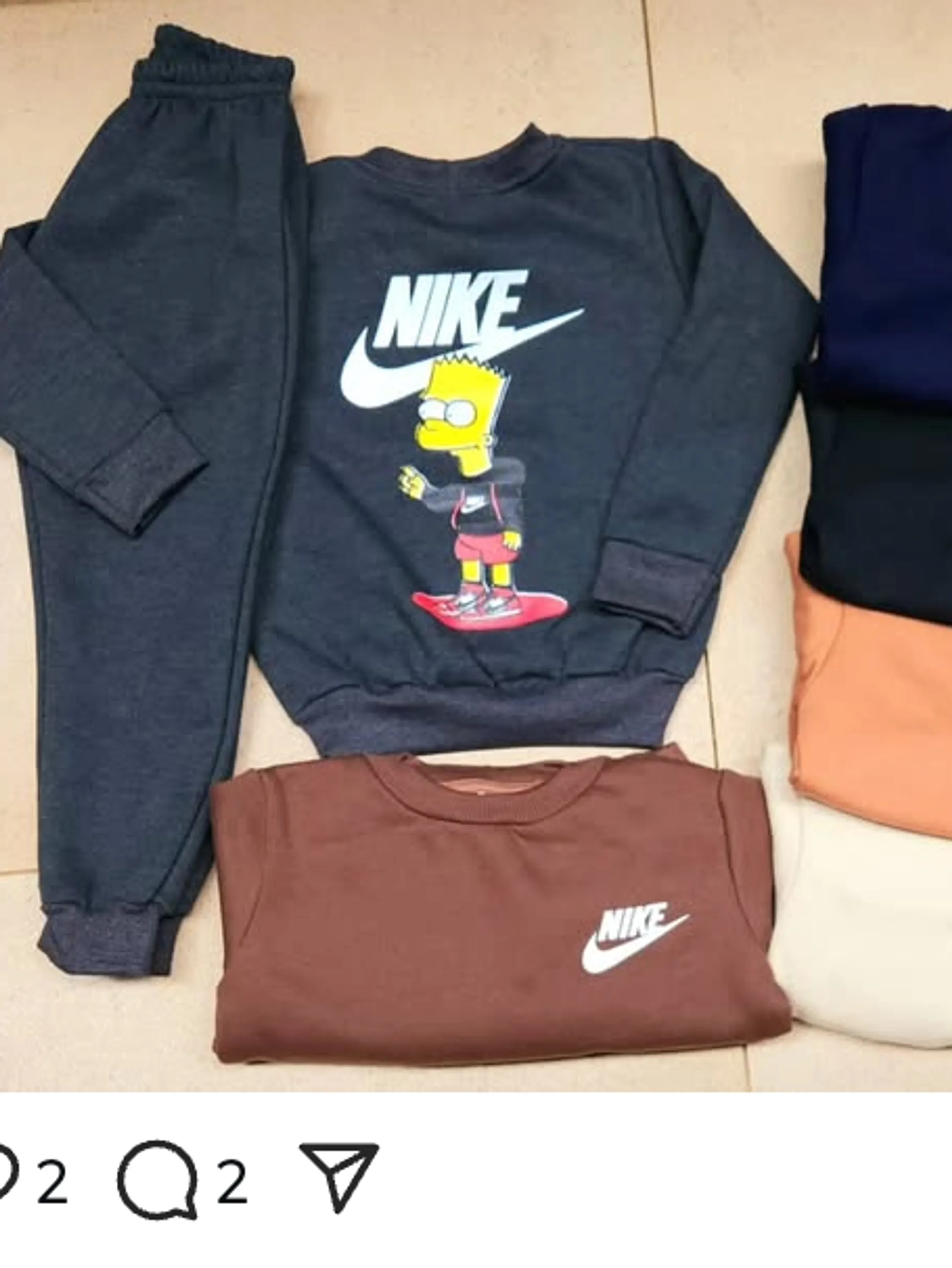 Conjunto moletom flanelado juvenil 2 cabos