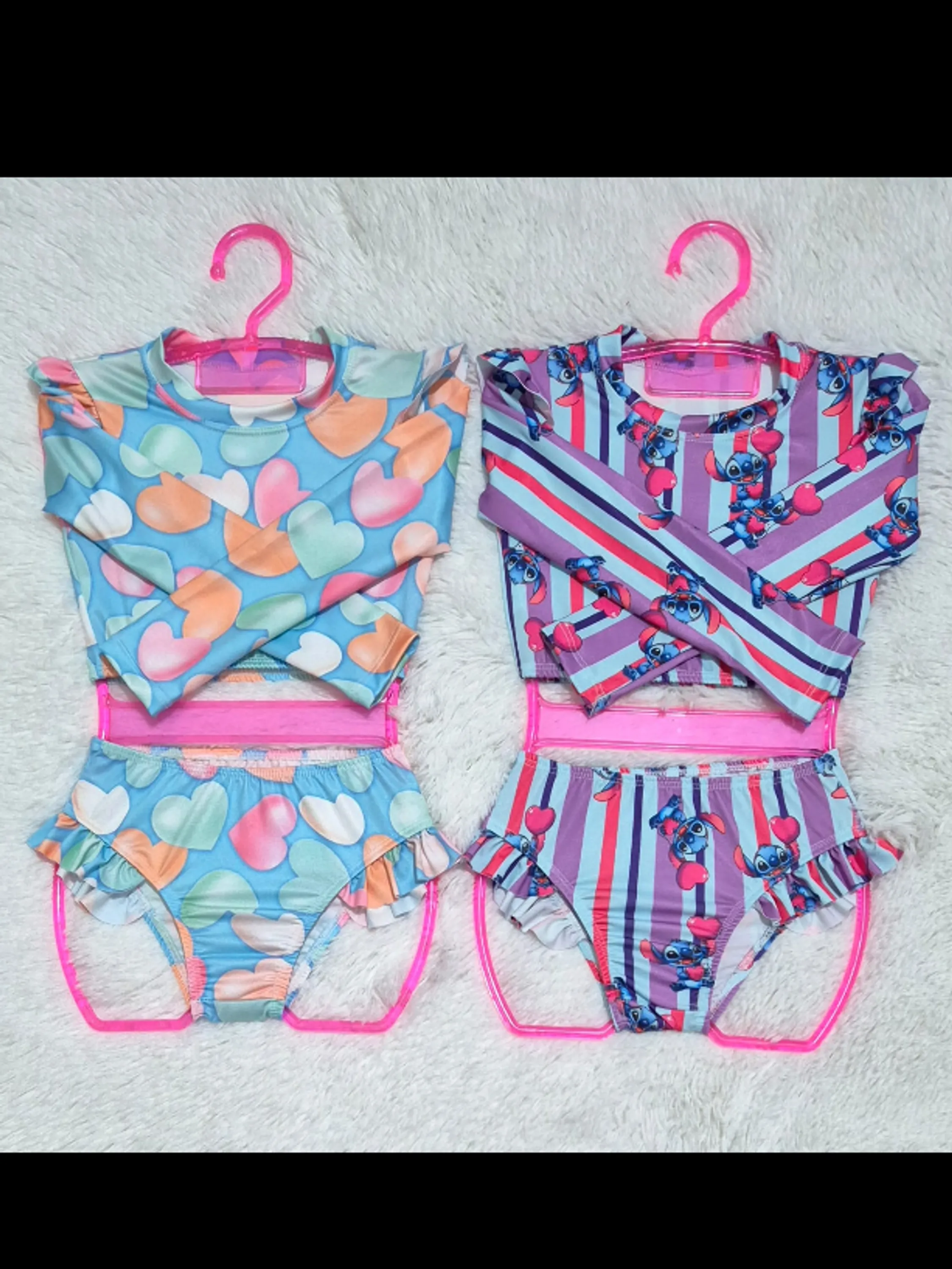 Biquíni infantil estampas sortidas