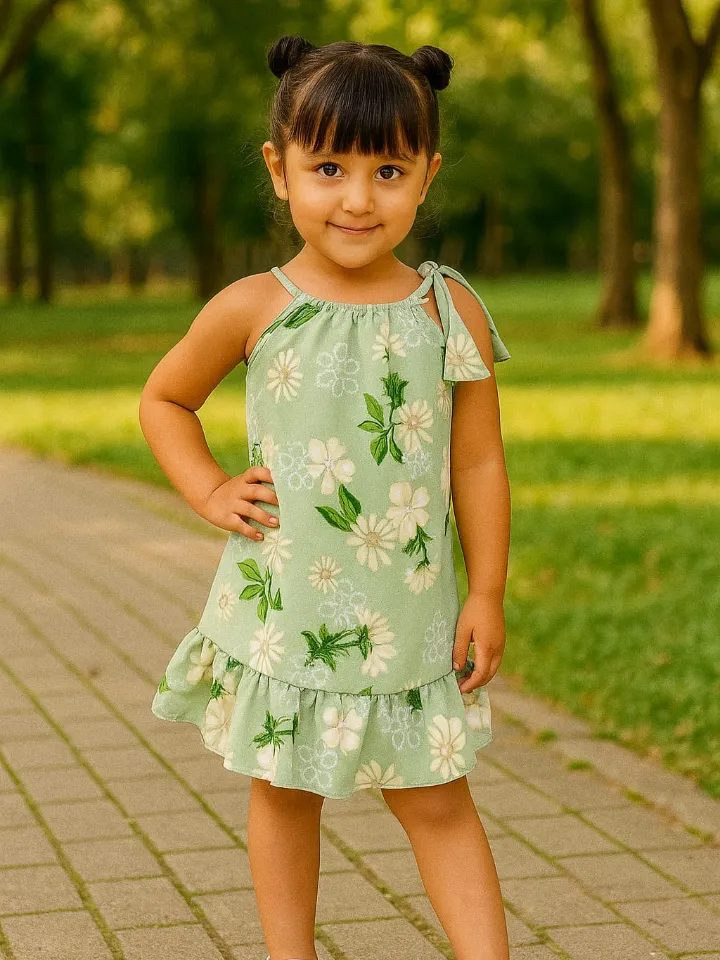 Conjunto infantil cropped e saia (07)