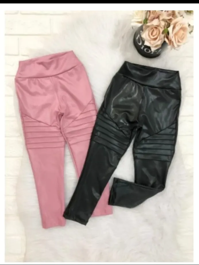 Calça legging infantil Tratorada tecido cirrê