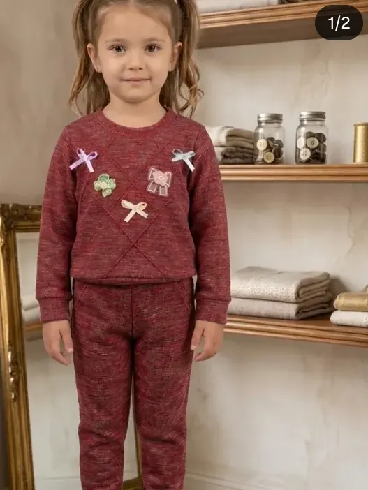 Conjunto infantil calça e blusinha com lacinho (17)