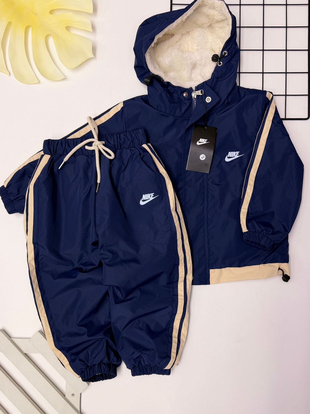 Conjunto Tactel com pelinho por dentro 1 linha