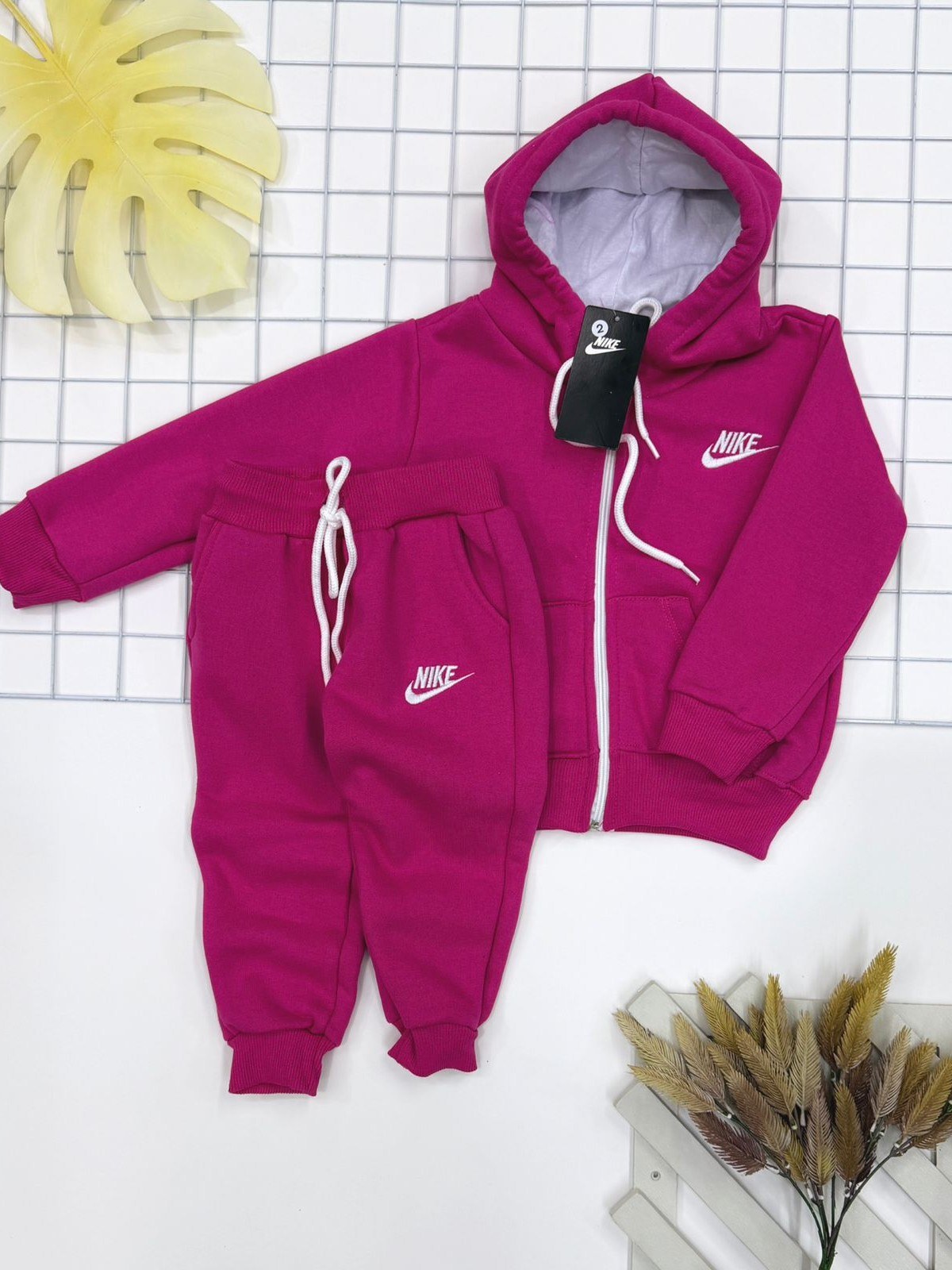 Conjunto moletom flanelado unissex 3 cabos