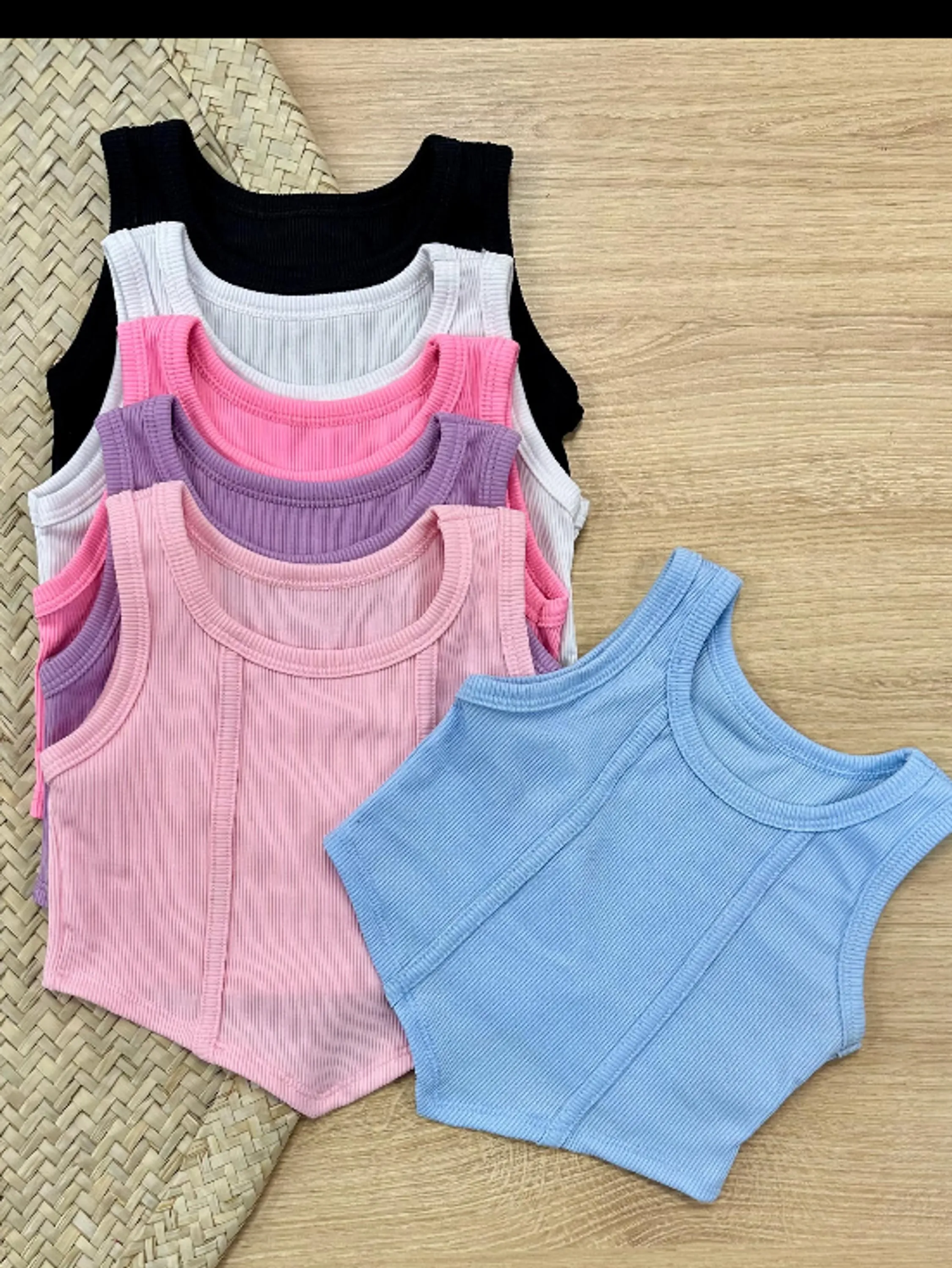 Blusinha cropped infantil (VH)