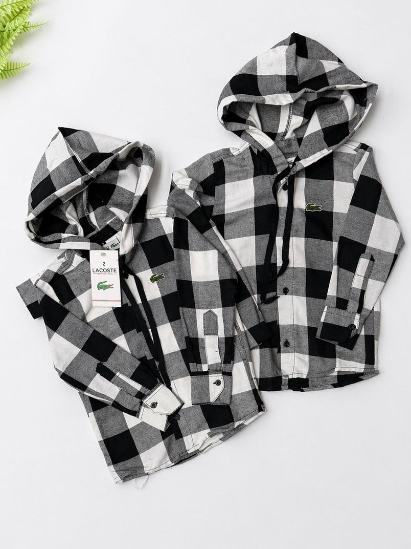 Camisa xadrez masculina infantil e juvenil 1 linha