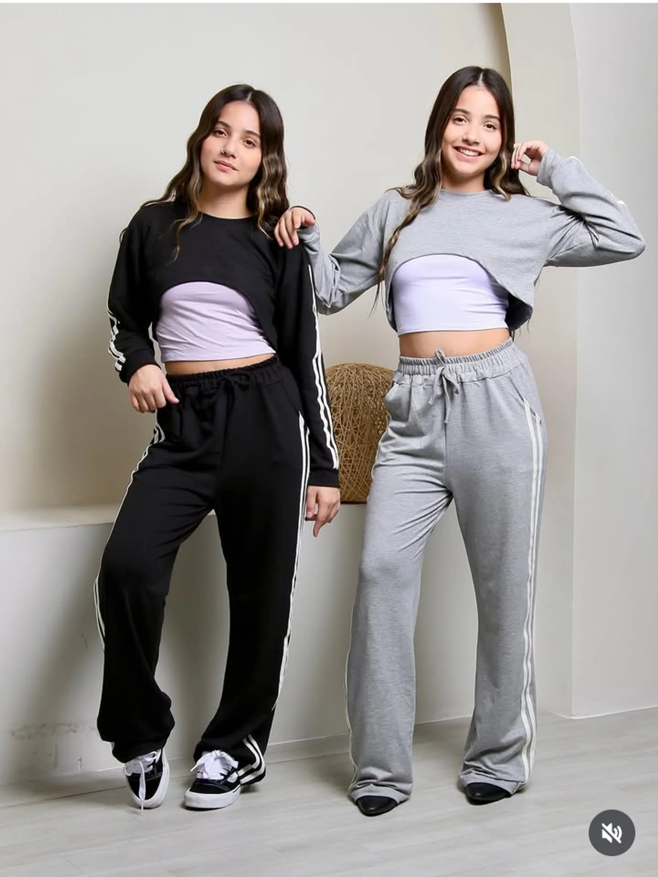 Conjunto juvenil feminino
