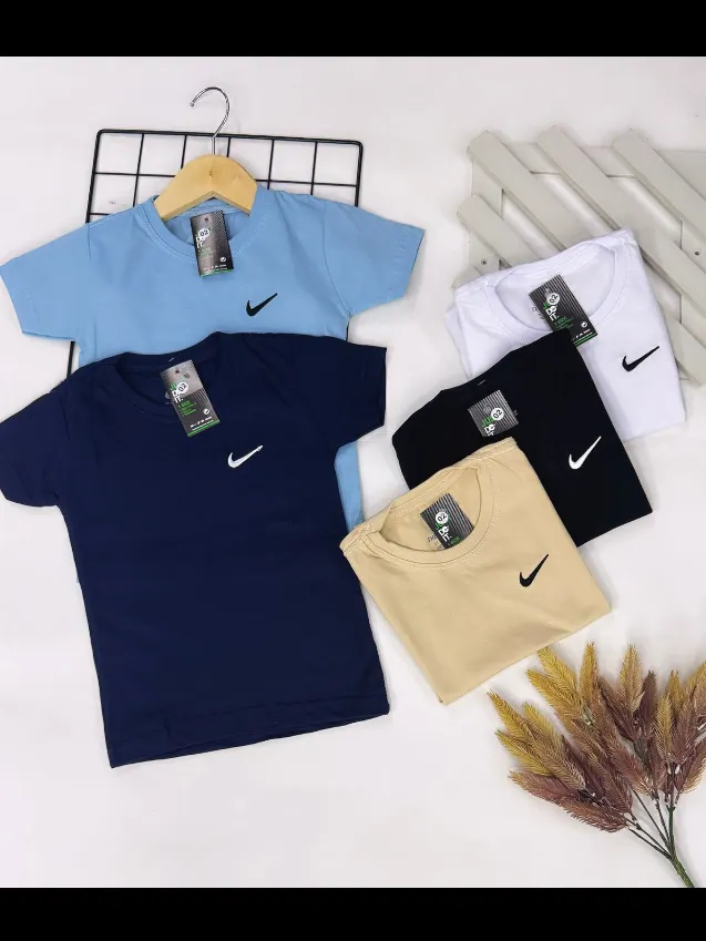 Camiseta masculina infantil e juvenil