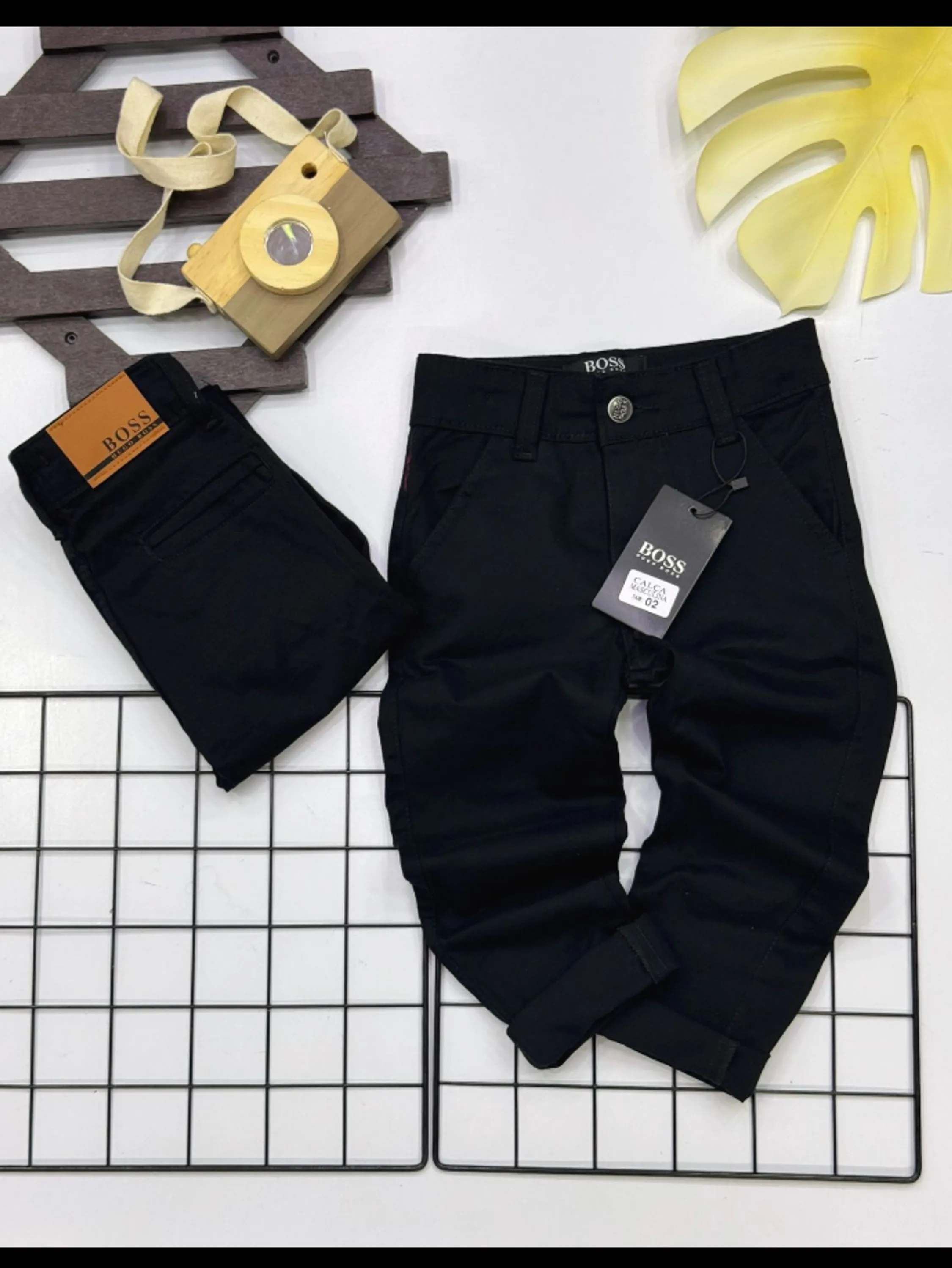 Calça masculina sarja infantil e juvenil 1 linha