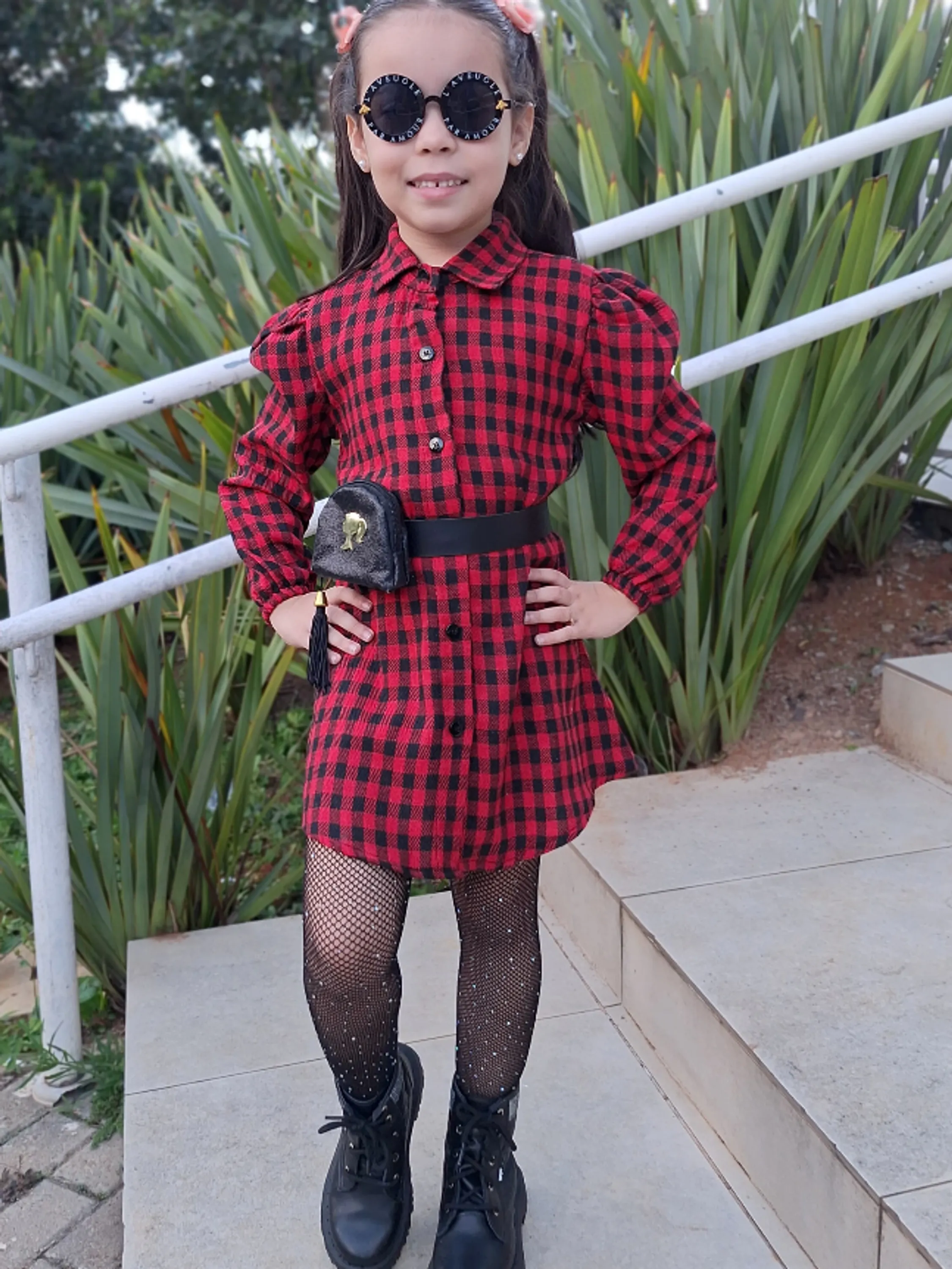 Camisão infantil flanelada não acompanha pochete