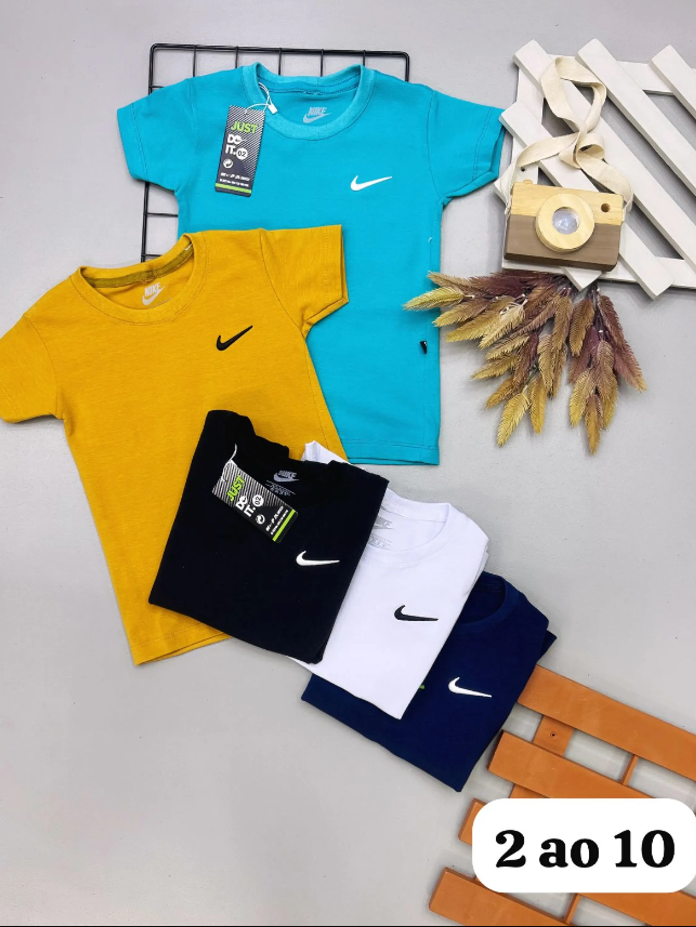 Camiseta infantil Malha Peruana 1 linha