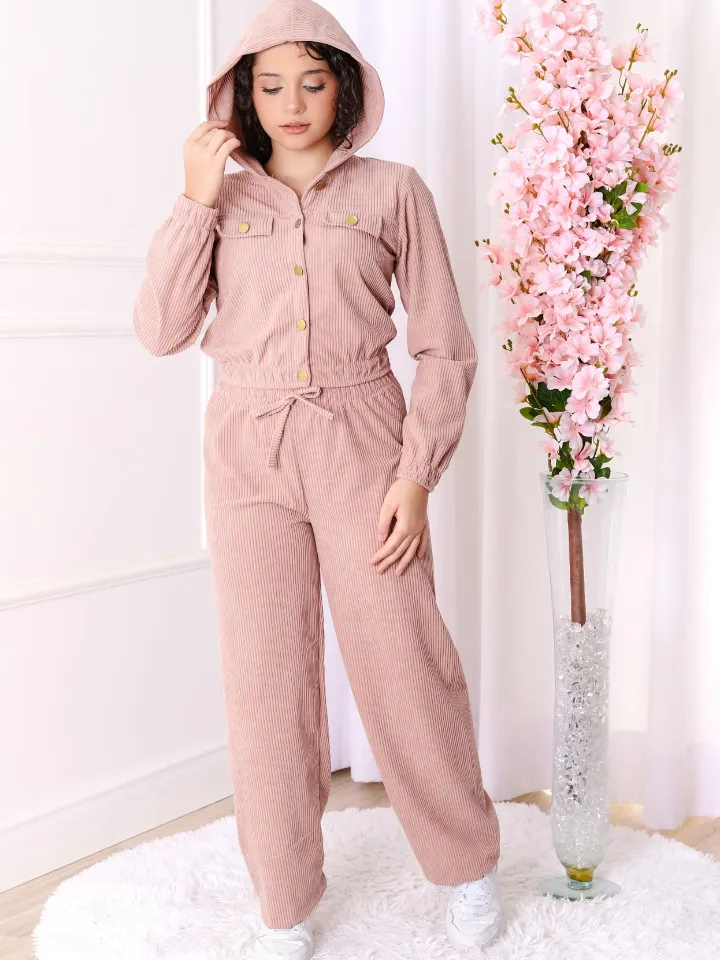 Conjunto juvenil calça e blusa com touca (32)