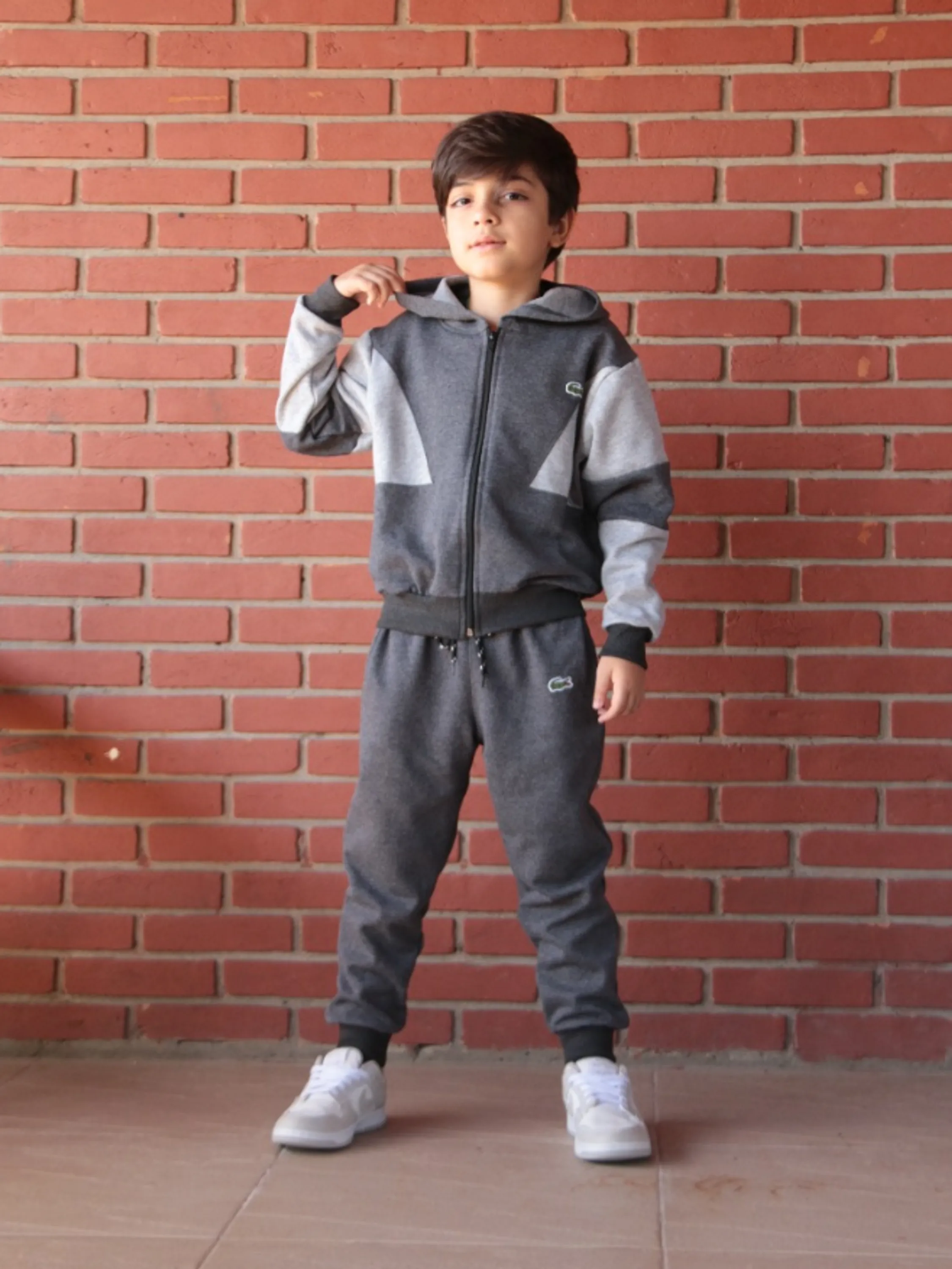Conjunto moletom flanelado infantil