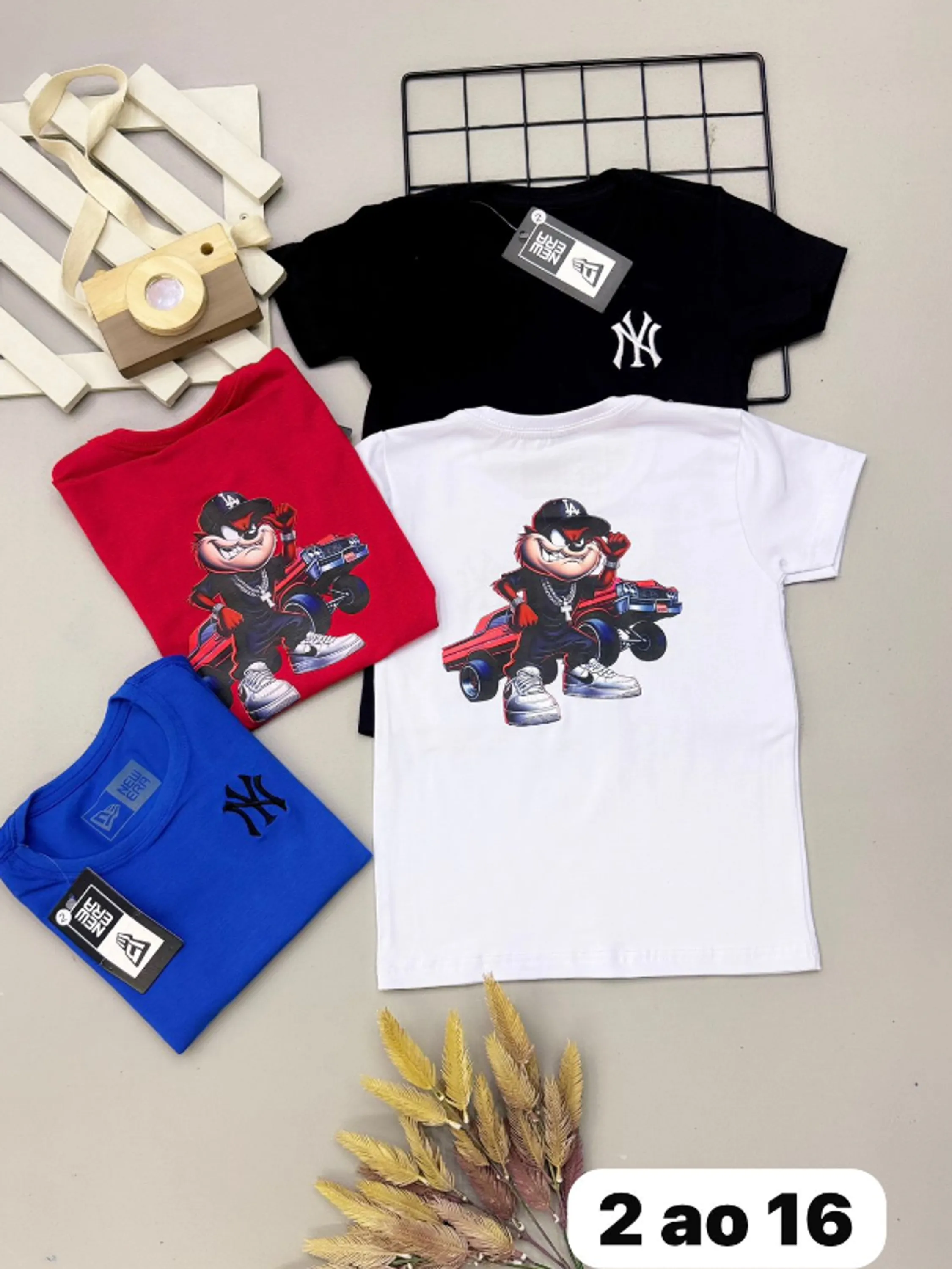 Camiseta masculina infantil e juvenil 1 linha