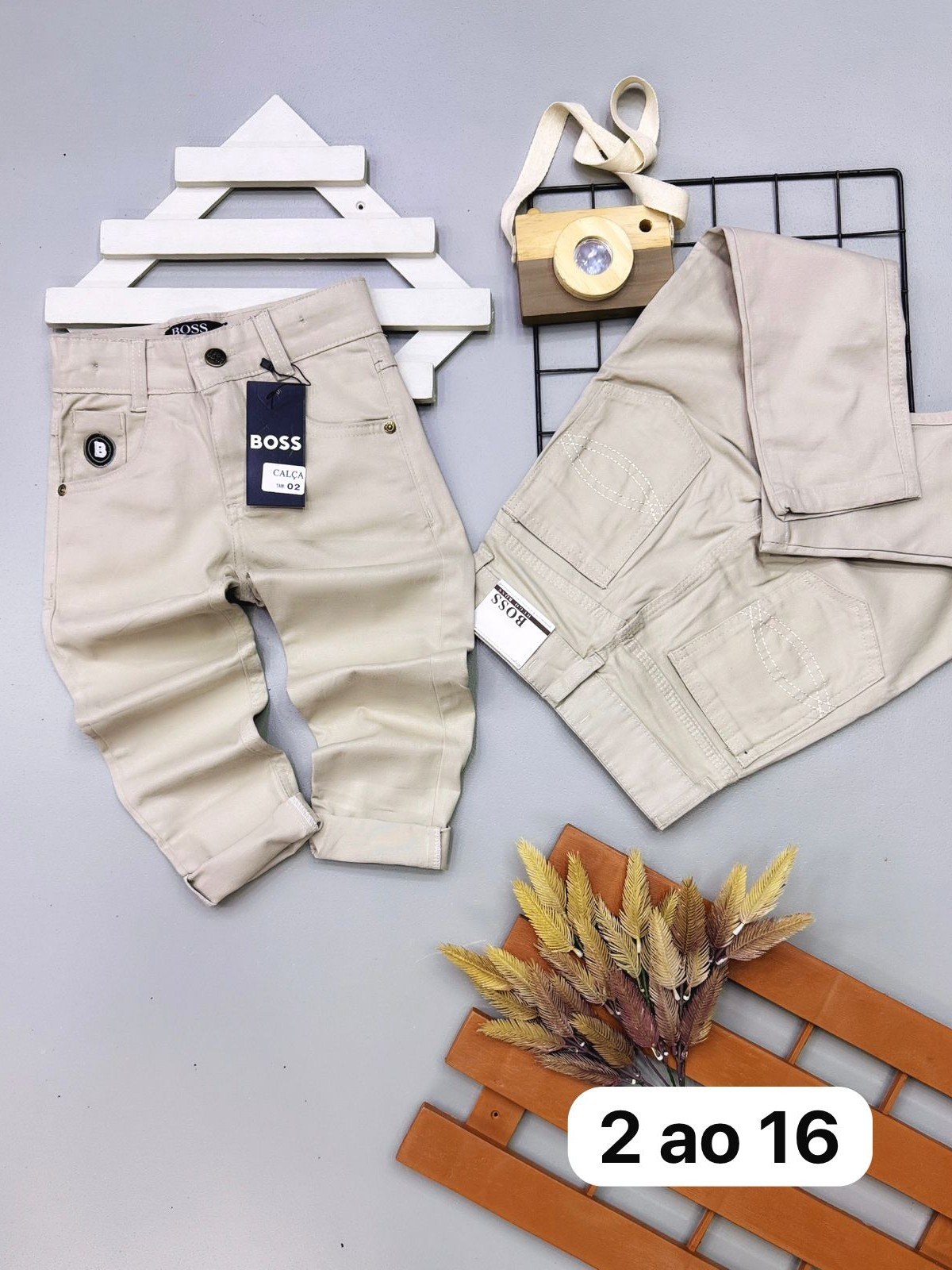 Calça jeans masculina infantil e juvenil 1 linha