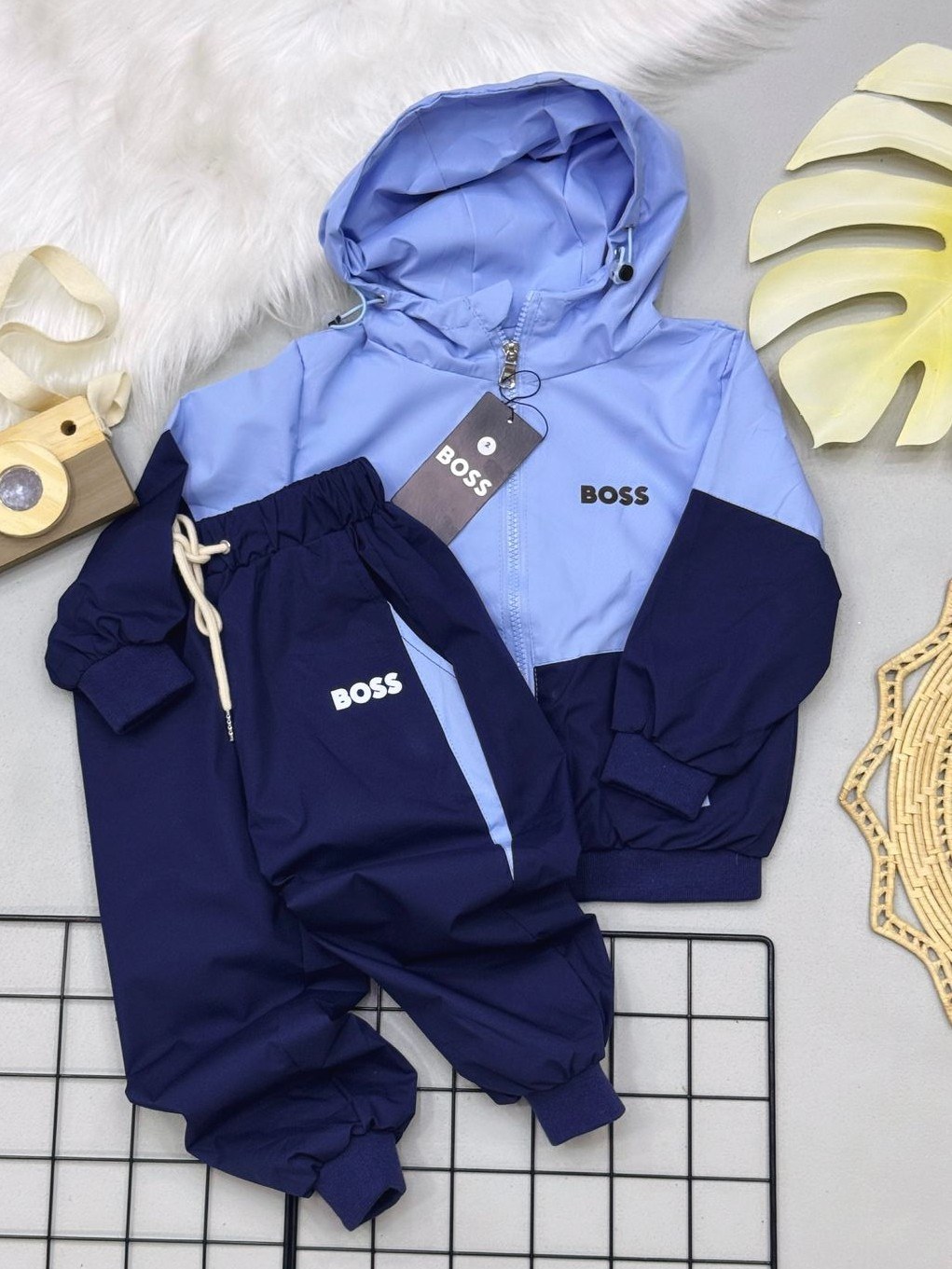 Conjunto masculino infantil e juvenil Tactel