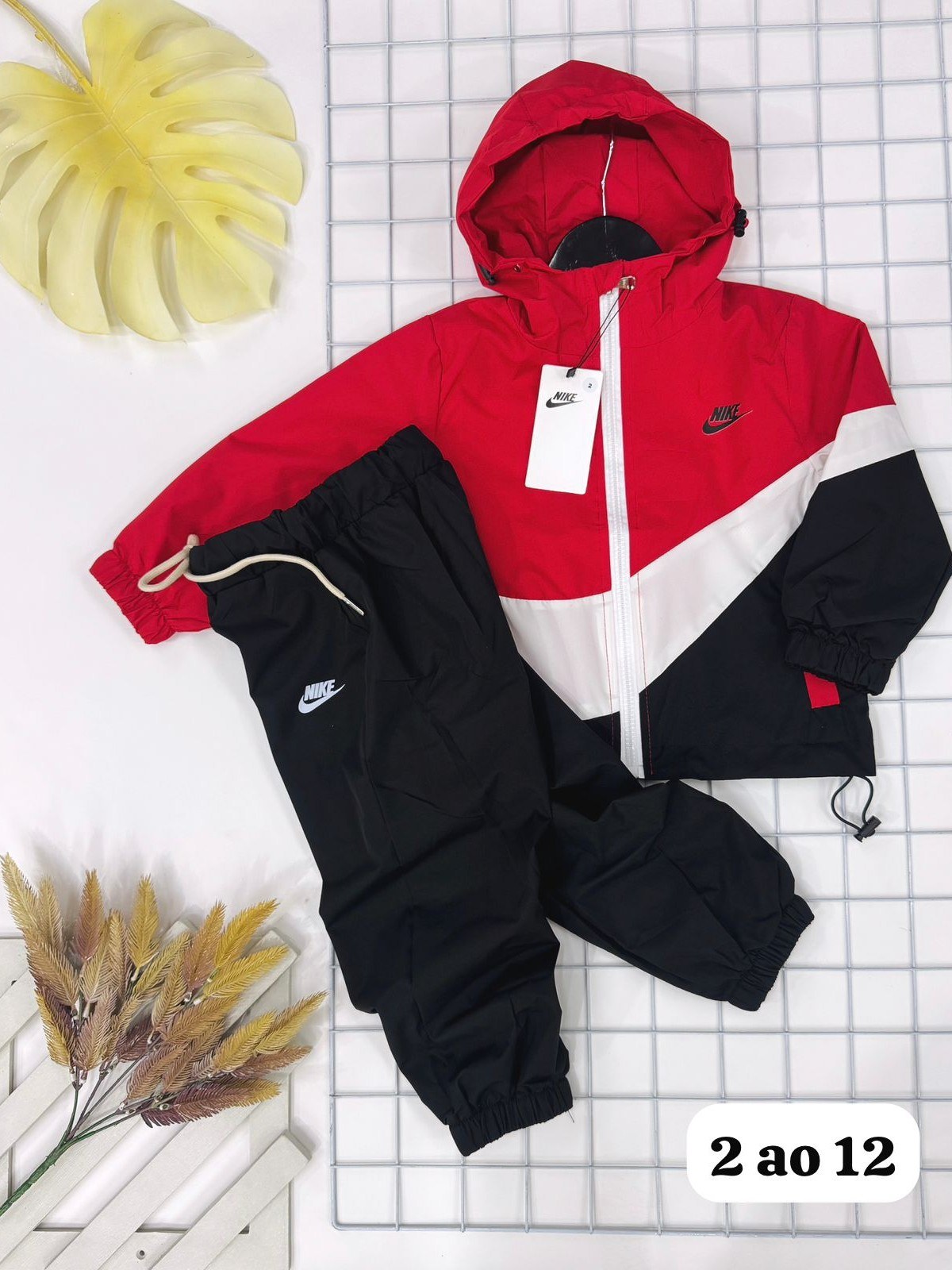 Conjunto masculino infantil e juvenil 1 linha