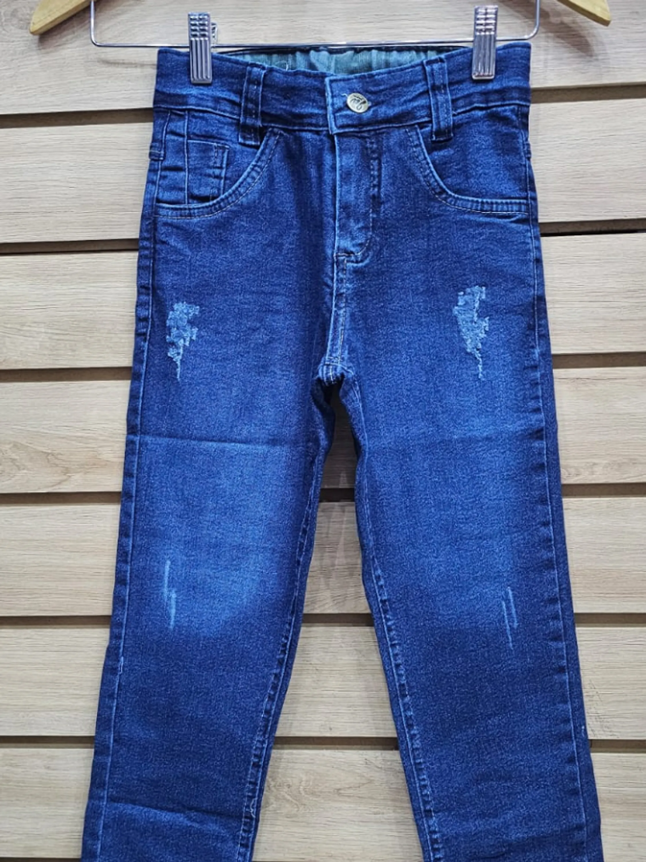Calça jeans masculina infantil e juvenil (D)