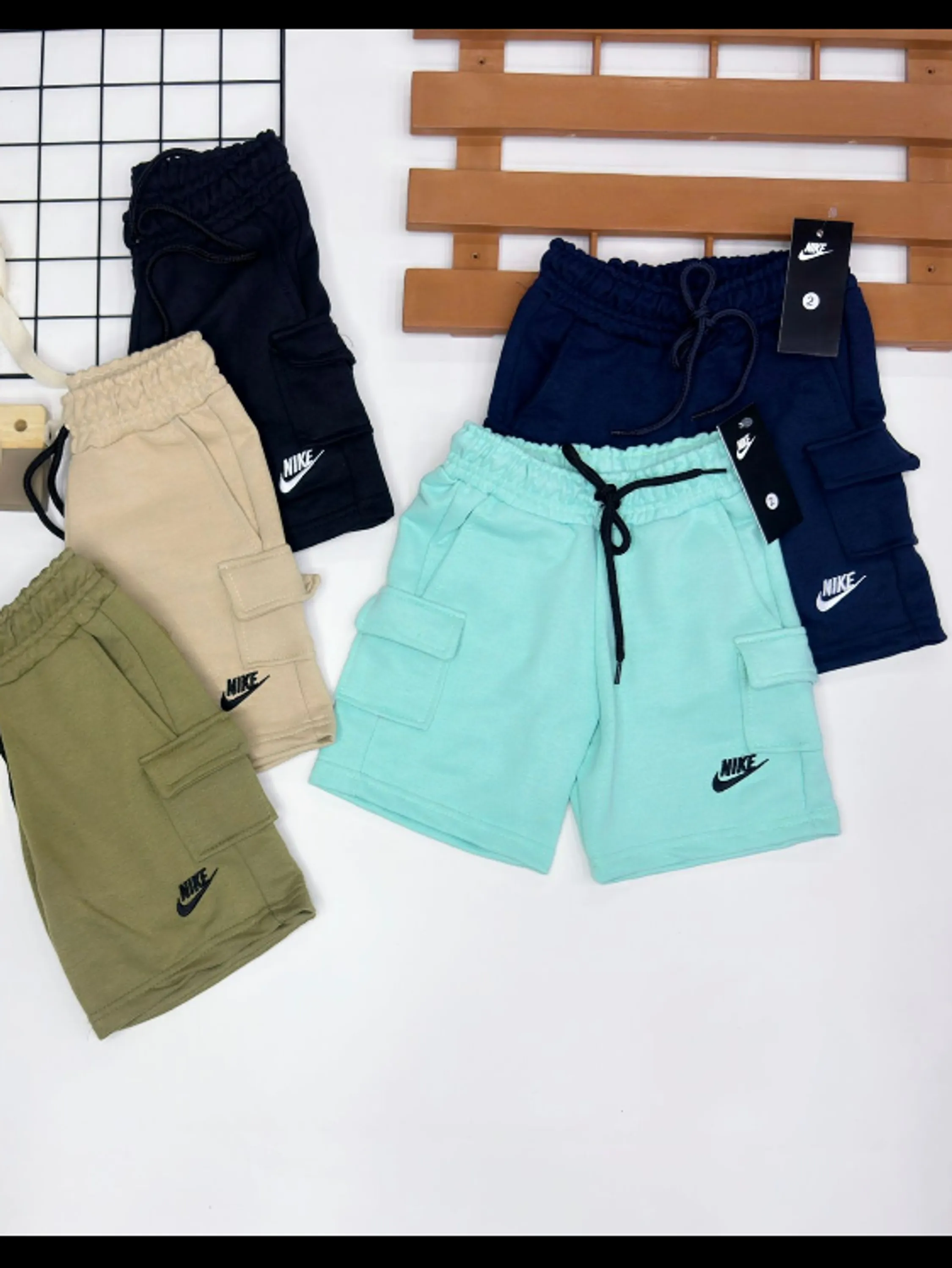 Bermuda masculina cargo infantil e juvenil