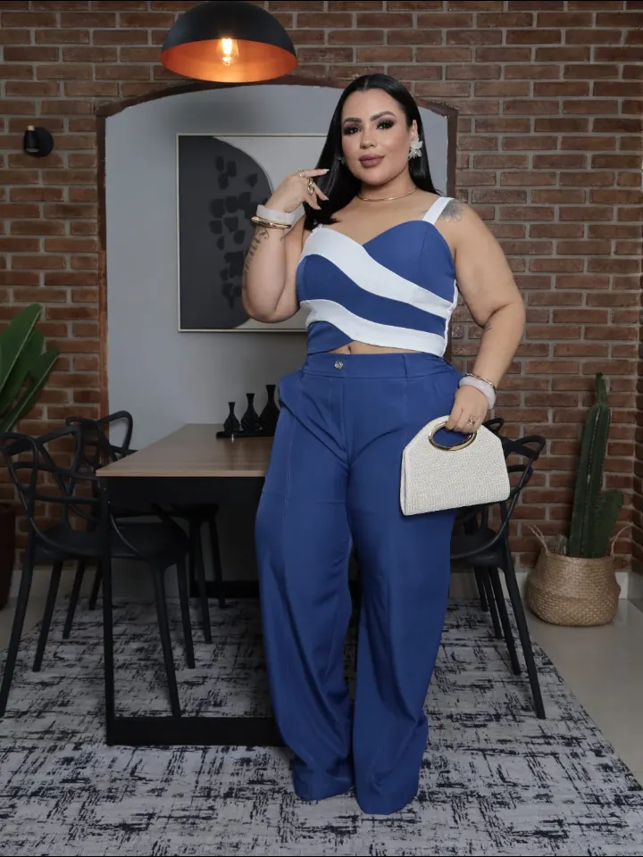 Conjunto feminino adulto Plus size (129)