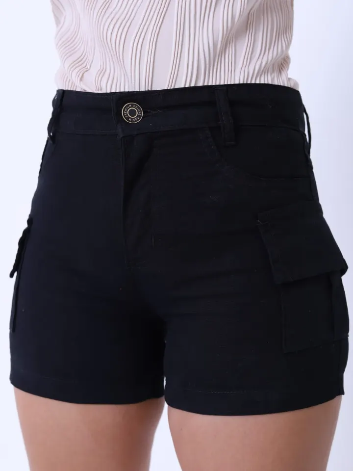Shorts cargo feminino  juvenil jeans