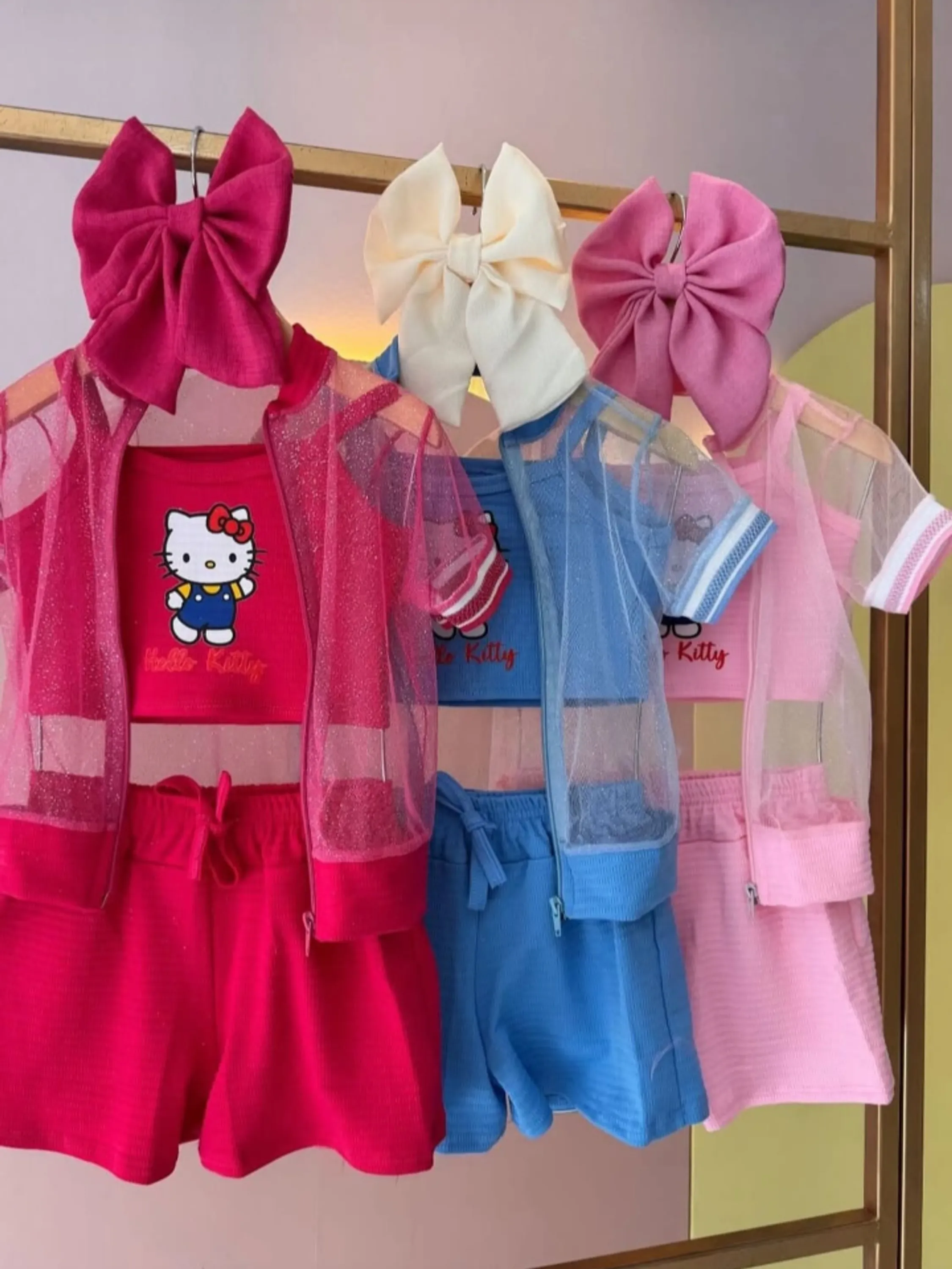 Conjunto infantil 3 peças estampas sortidas (15)