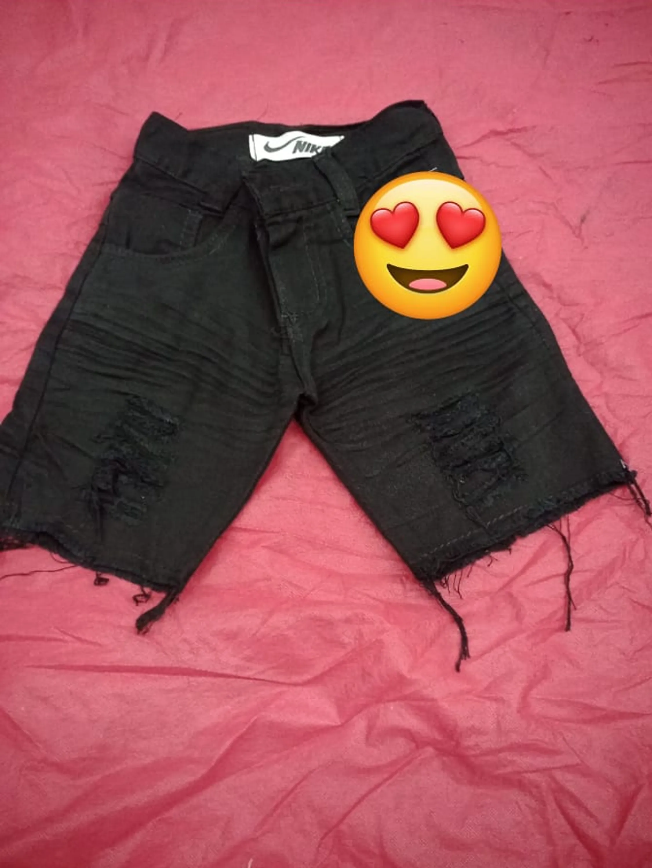 Bermuda masculina infantil e juvenil jeans