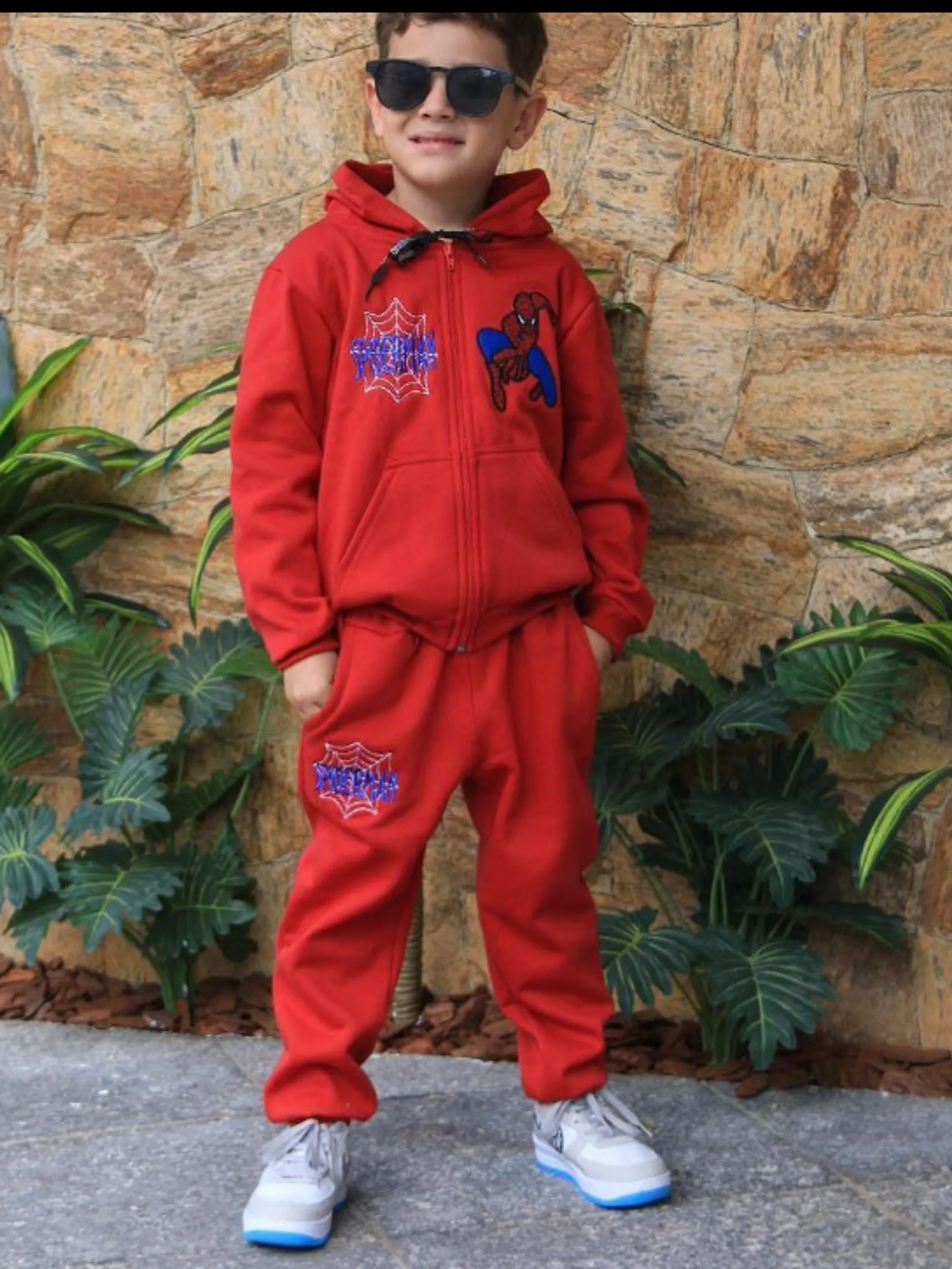 Conjunto moletom flanelado PA 2 cabos