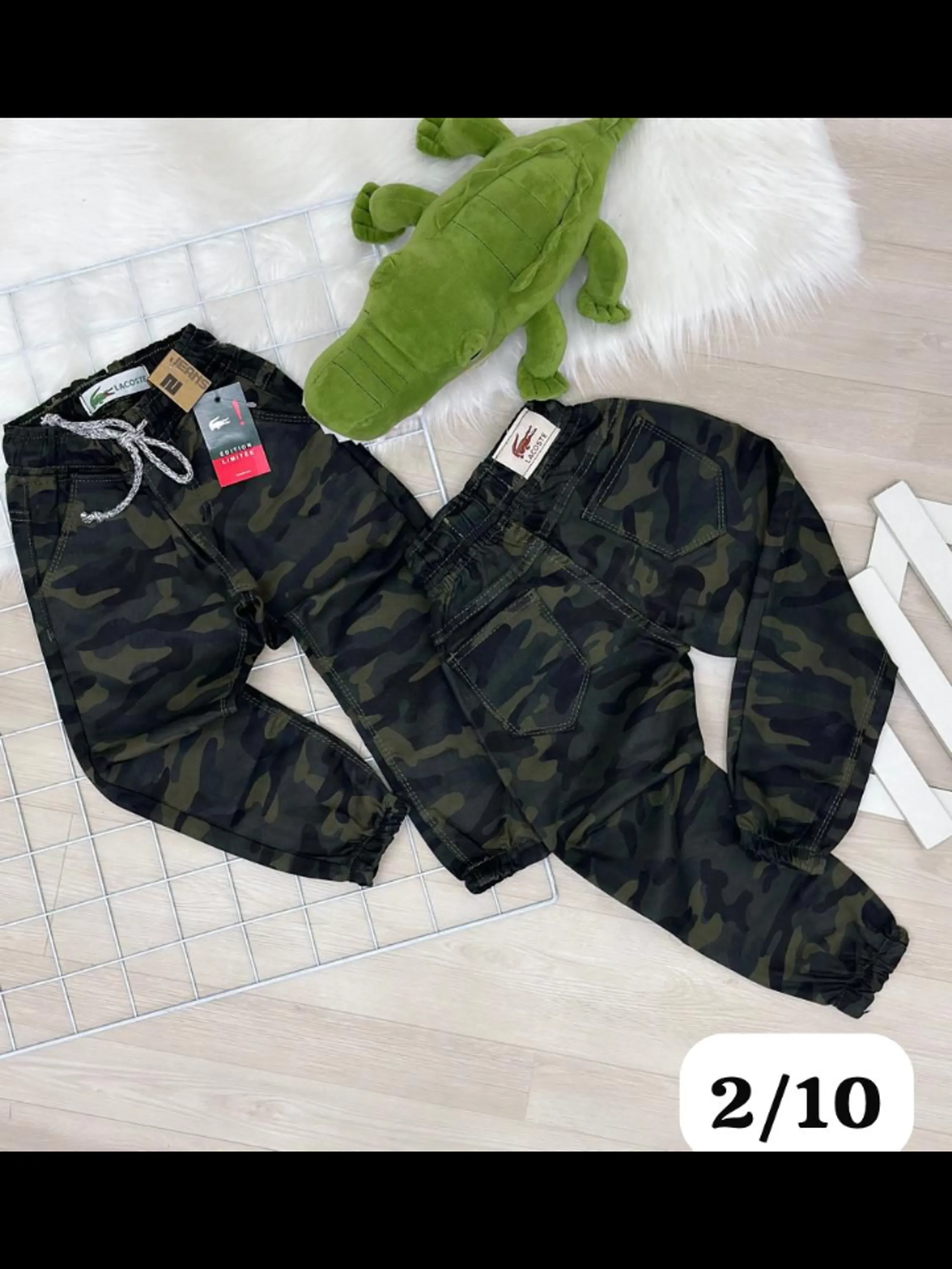 Calça camuflada masculina infantil 1 linha