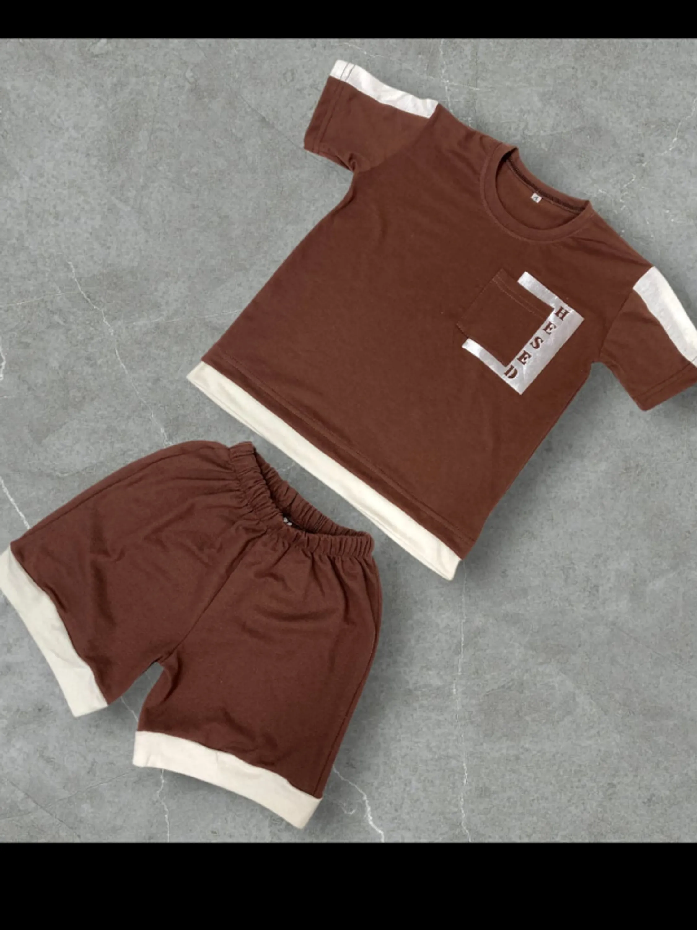 Conjunto masculino infantil e juvenil