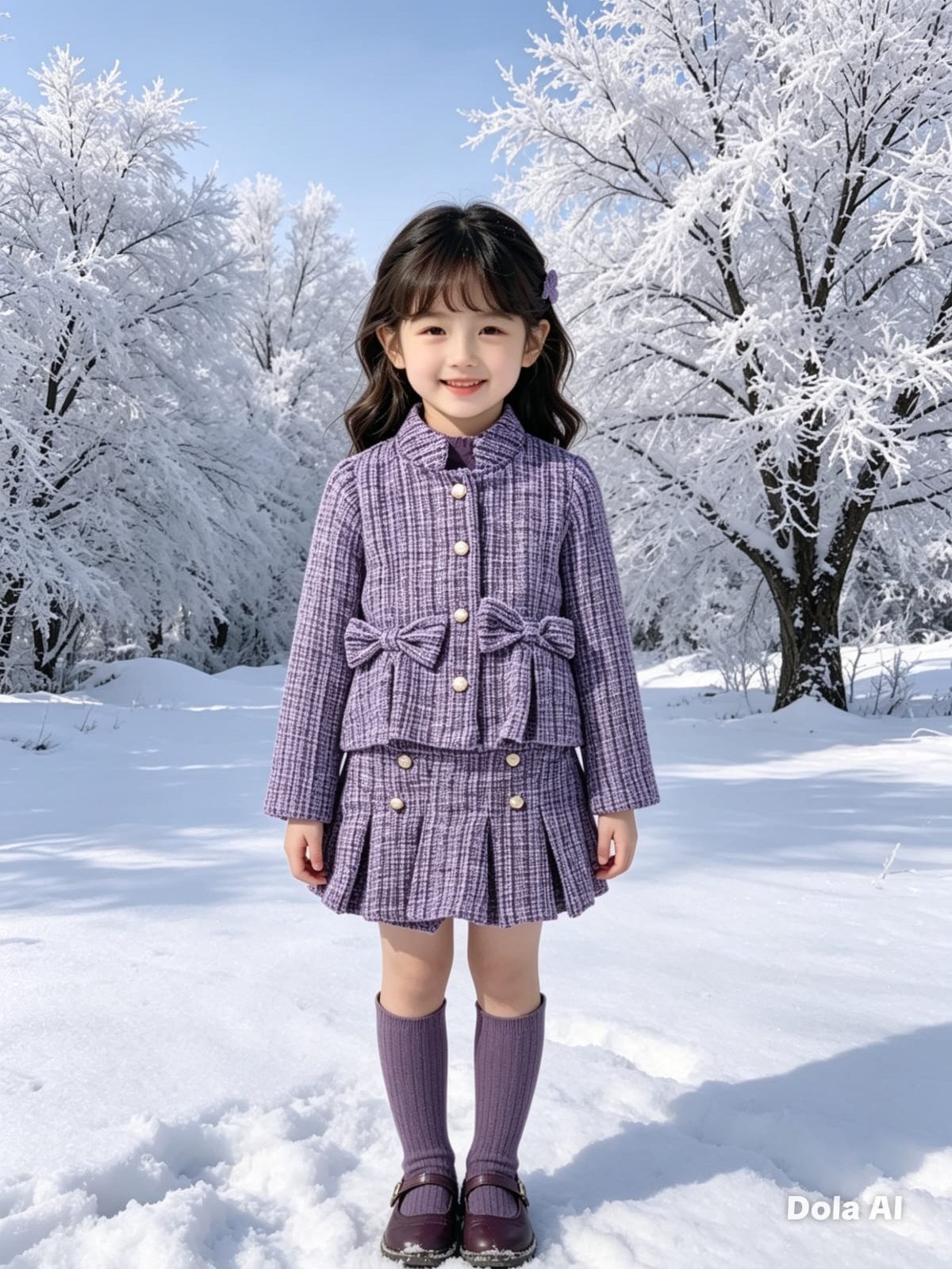 Conjunto infantil shorts saia e casaquinho(Azul)