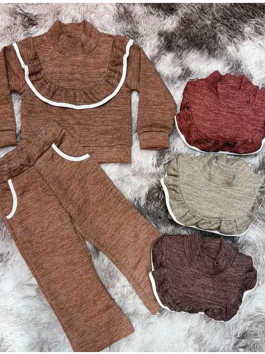 Conjunto infantil calça e blusa tecido Ribi