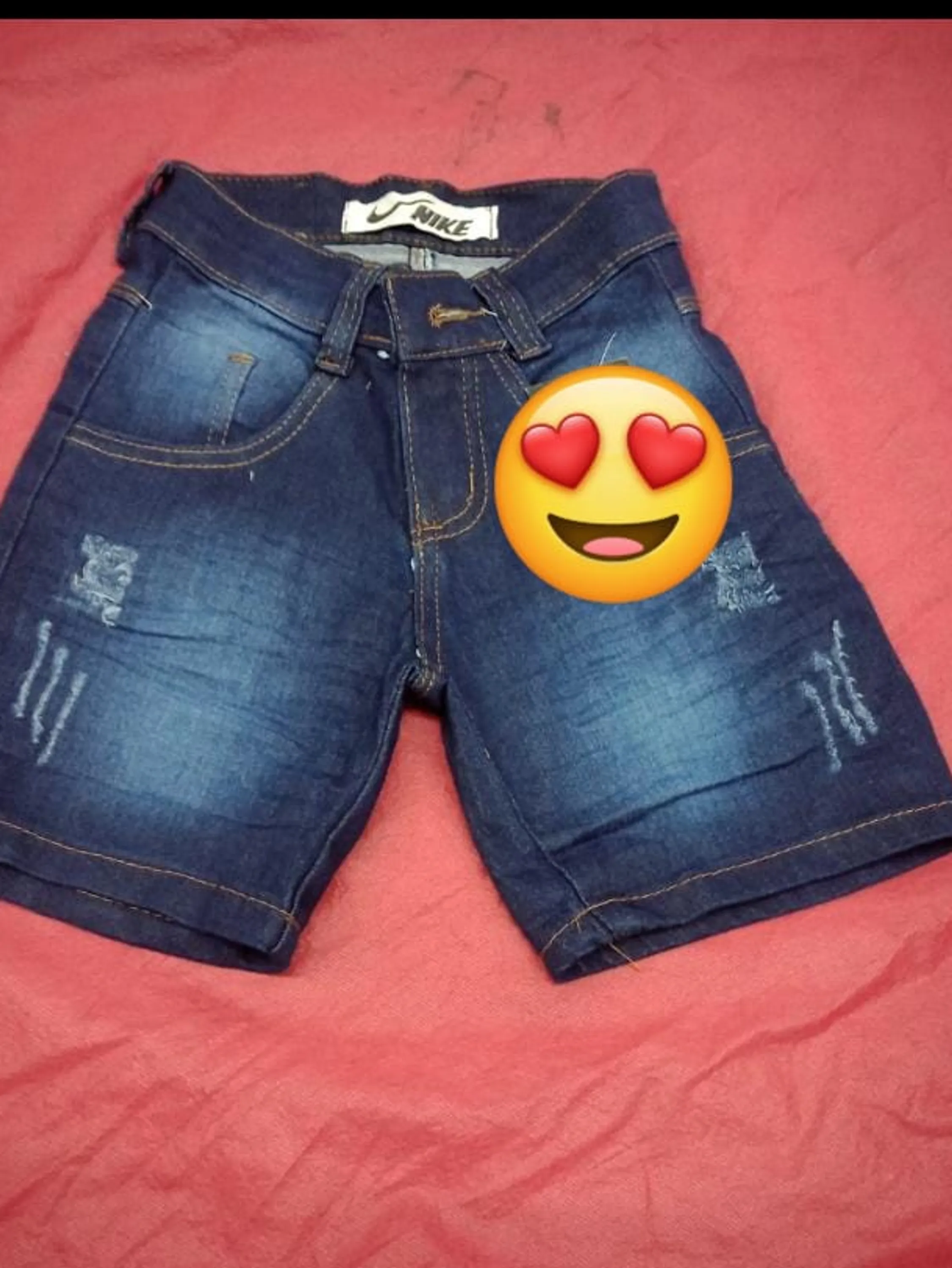 Bermuda infantil e juvenil jeans