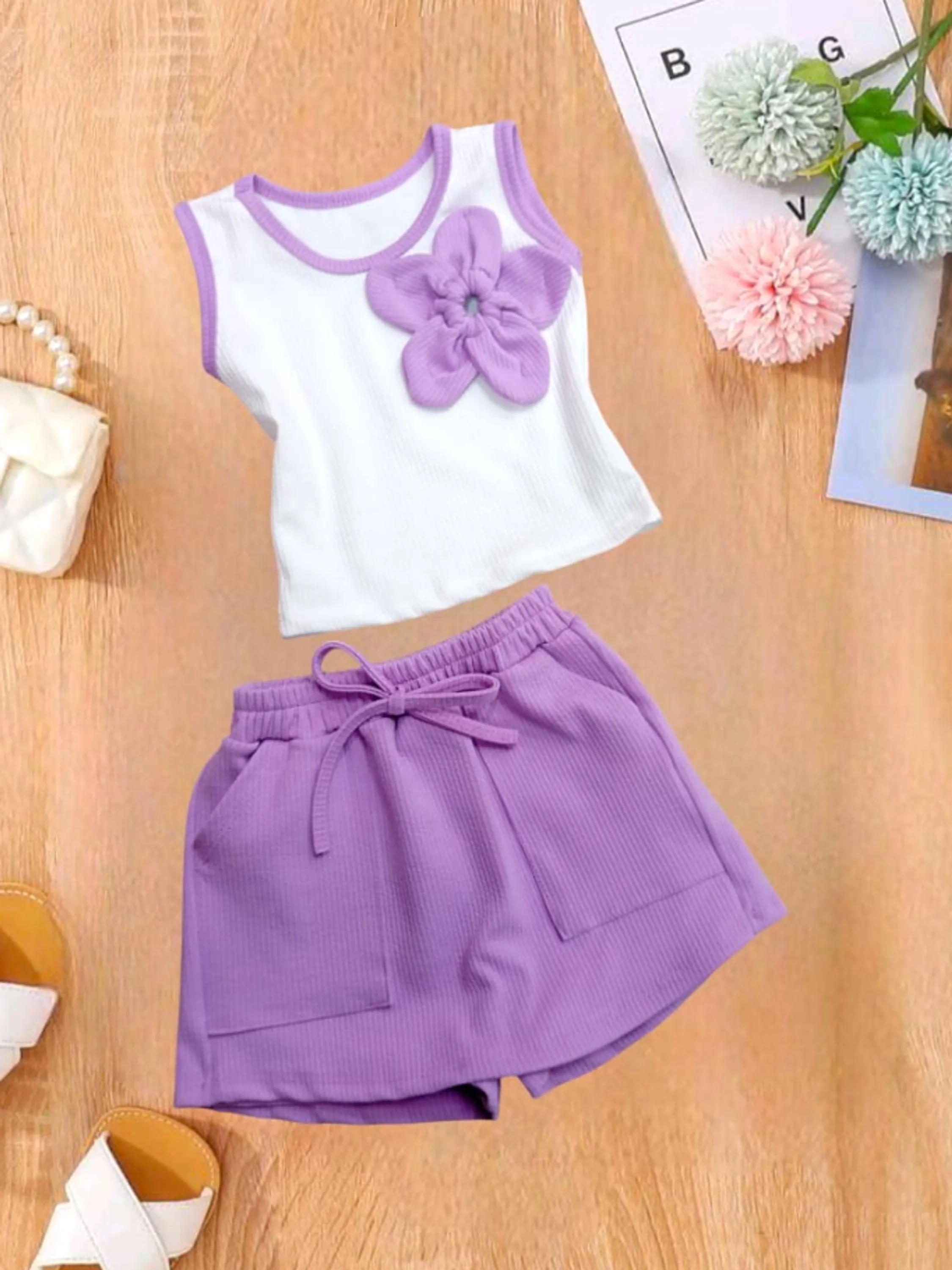 Conjunto infantil e juvenil shorts saia e cropped (14)
