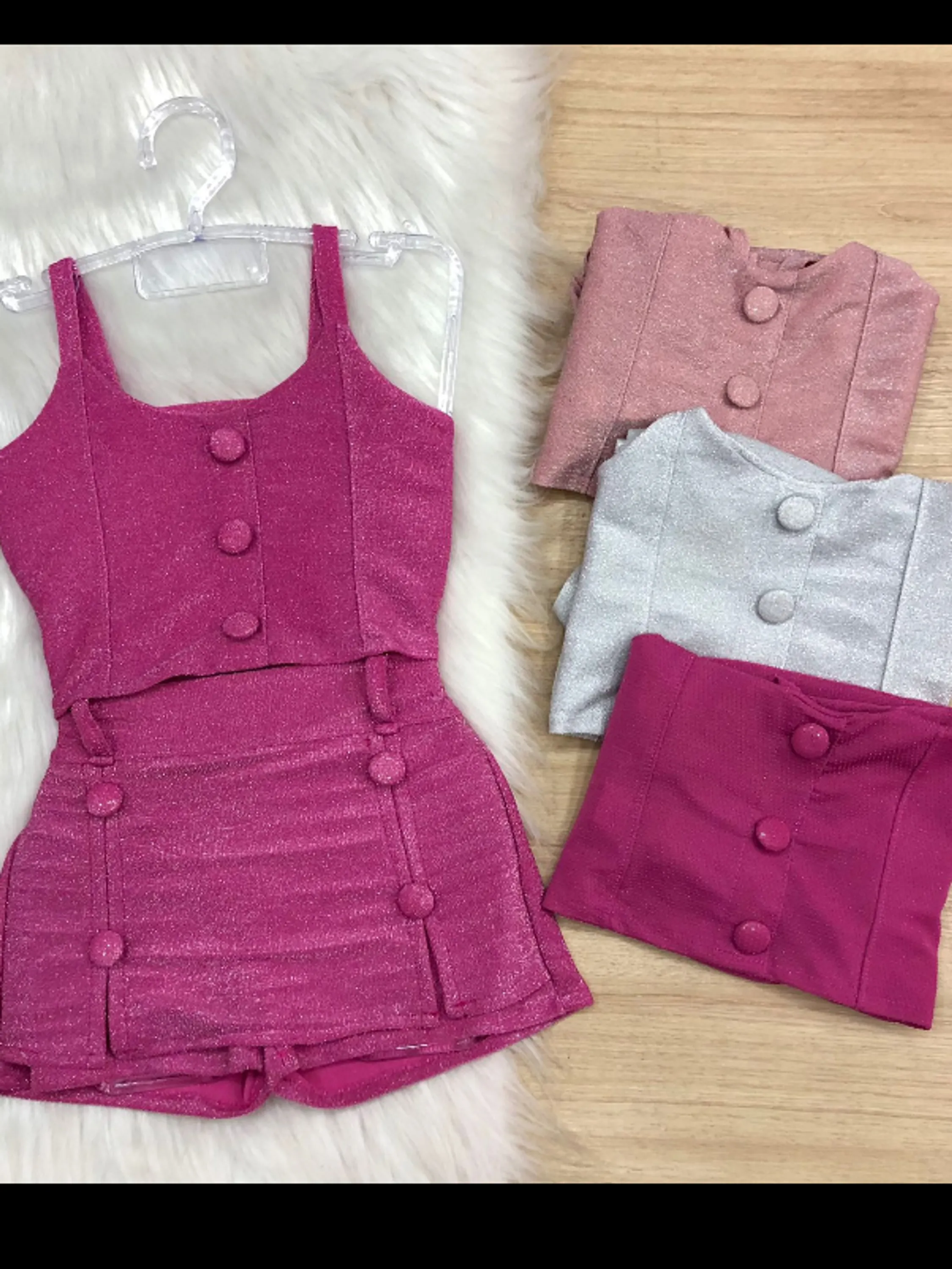 Conjunto infantil lurex (pág)