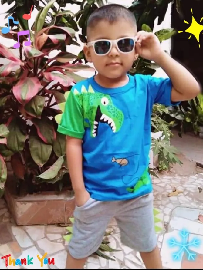 Conjunto masculino bermuda e camiseta infantil