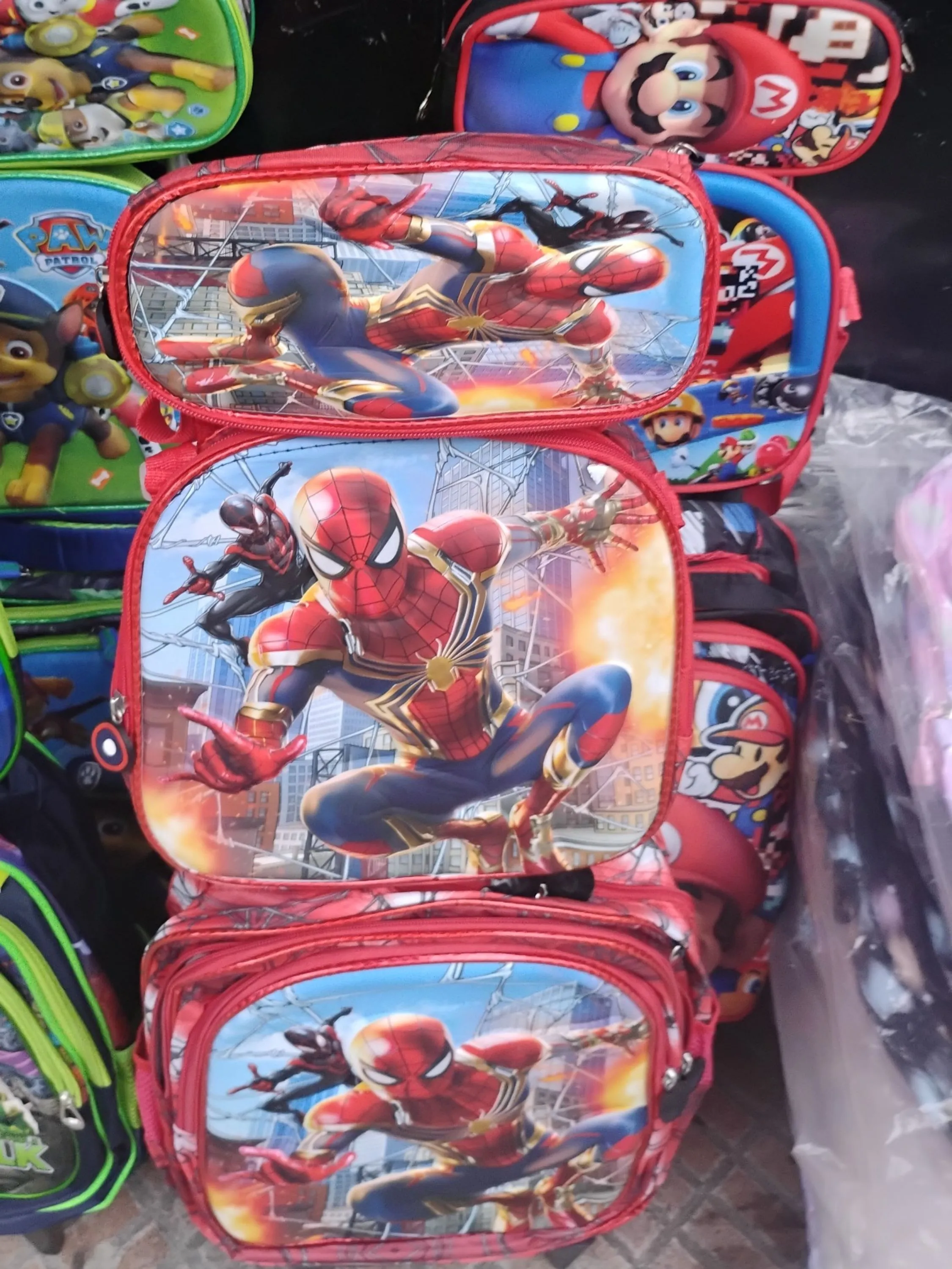 Kit de mochila com rodinha infantil