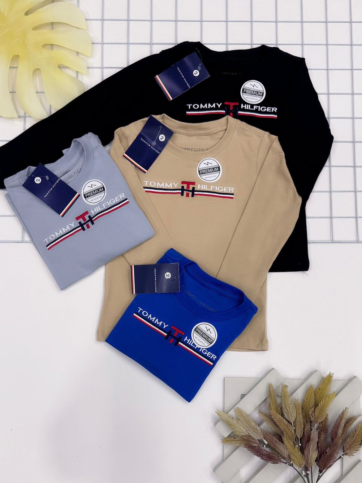 Camiseta manga longa infantil e juvenil 1 linha