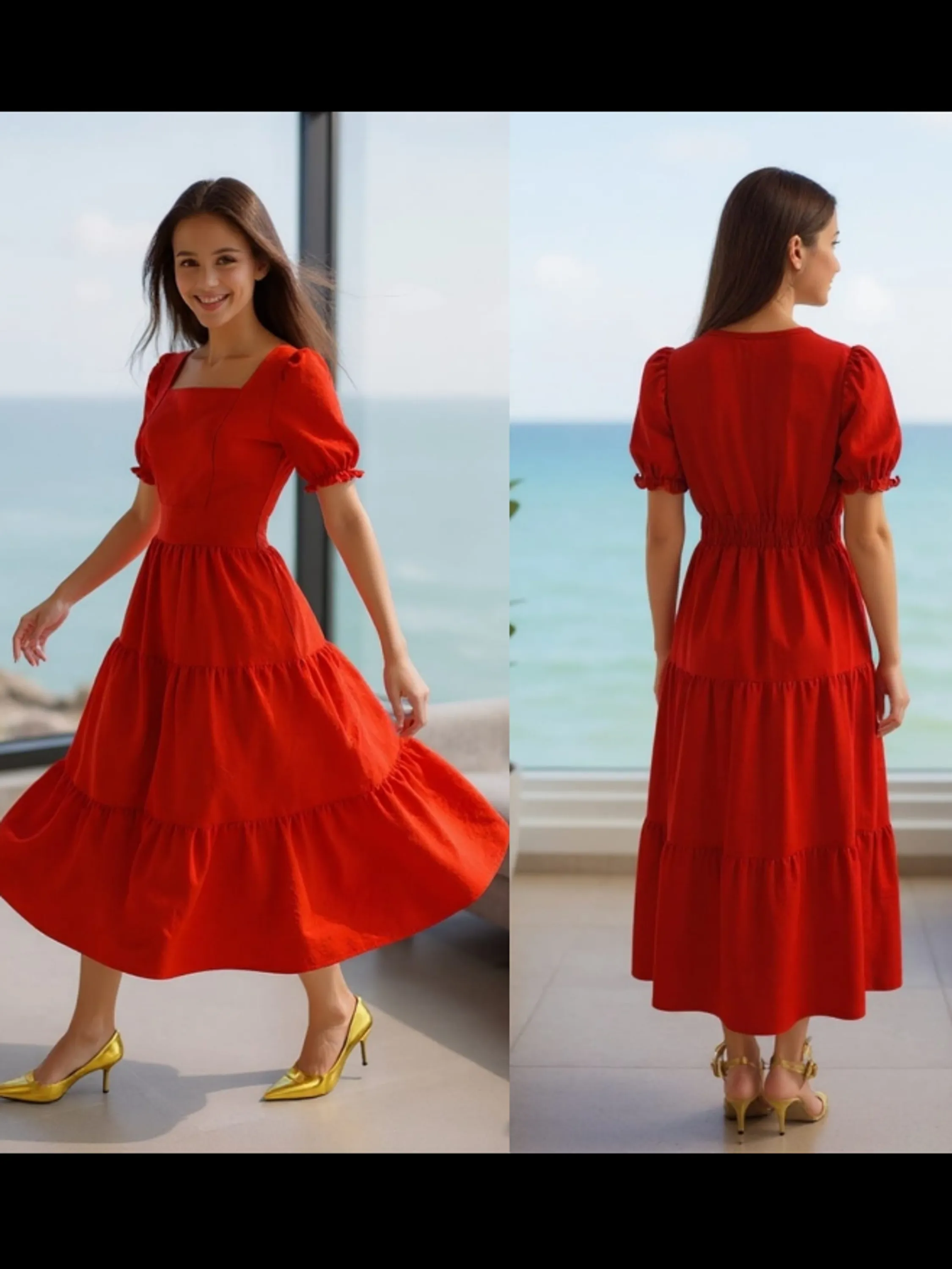 Vestido feminino juvenil (P)