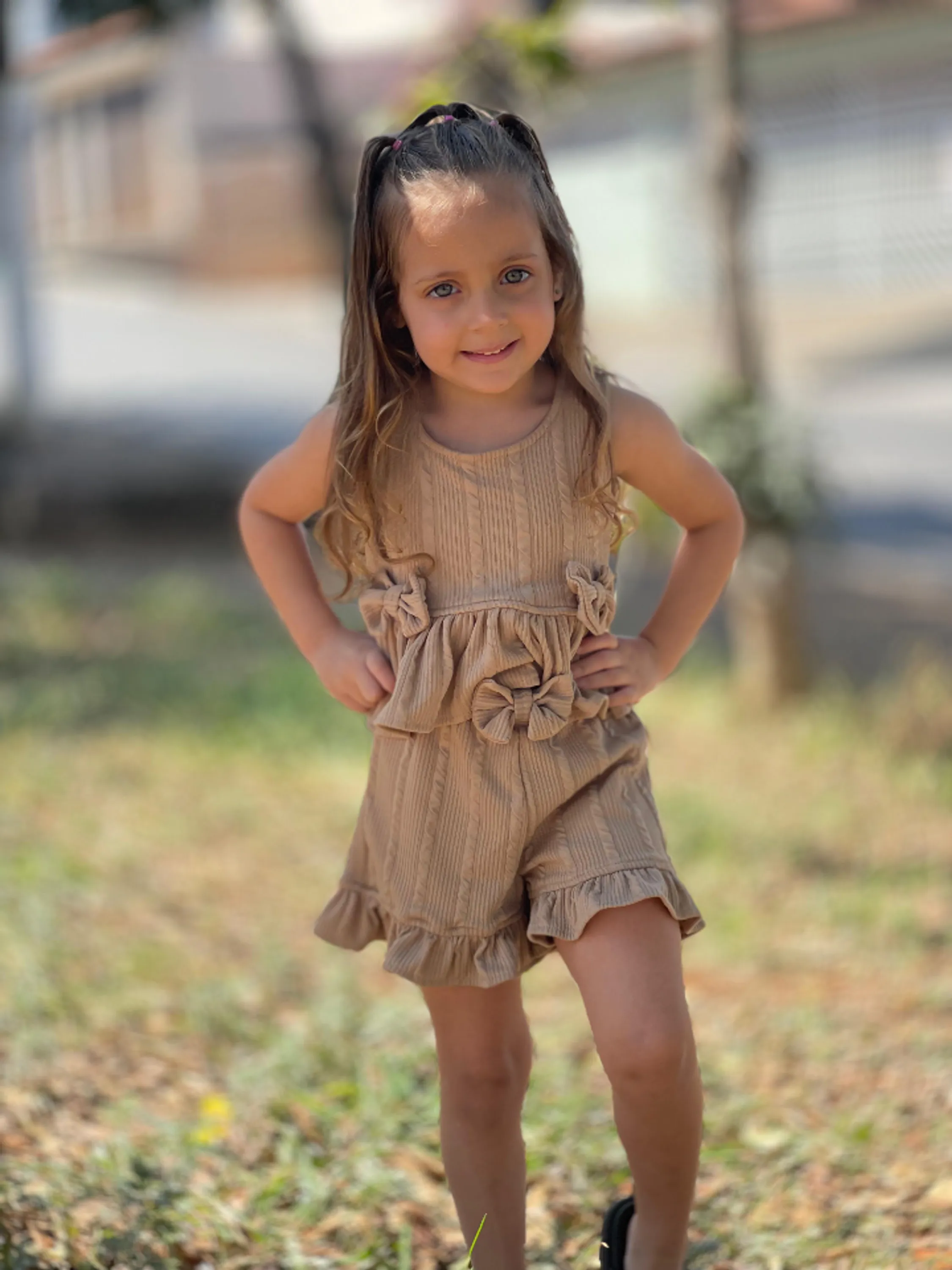 Conjunto infantil com laço (Má)