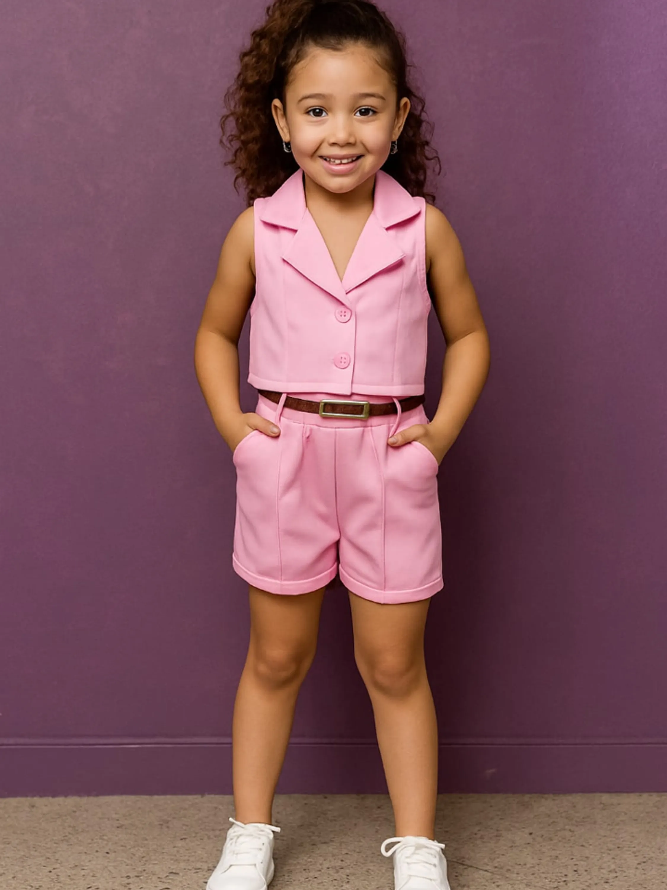 Conjunto infantil e juvenil colete (07)
