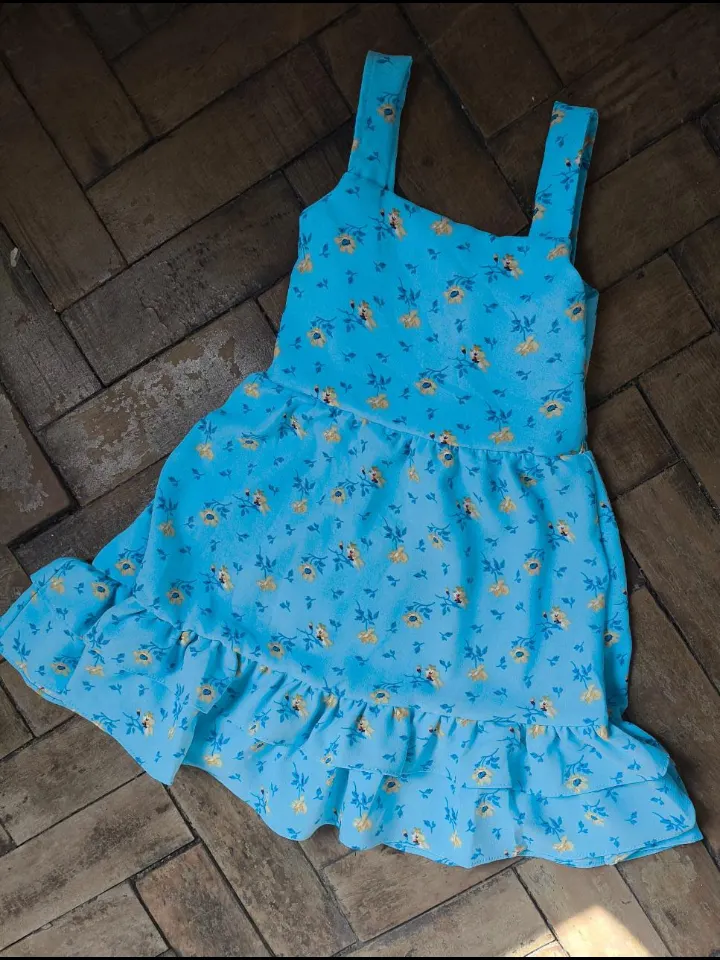 Vestido infantil de alça com laço nas costas (20)