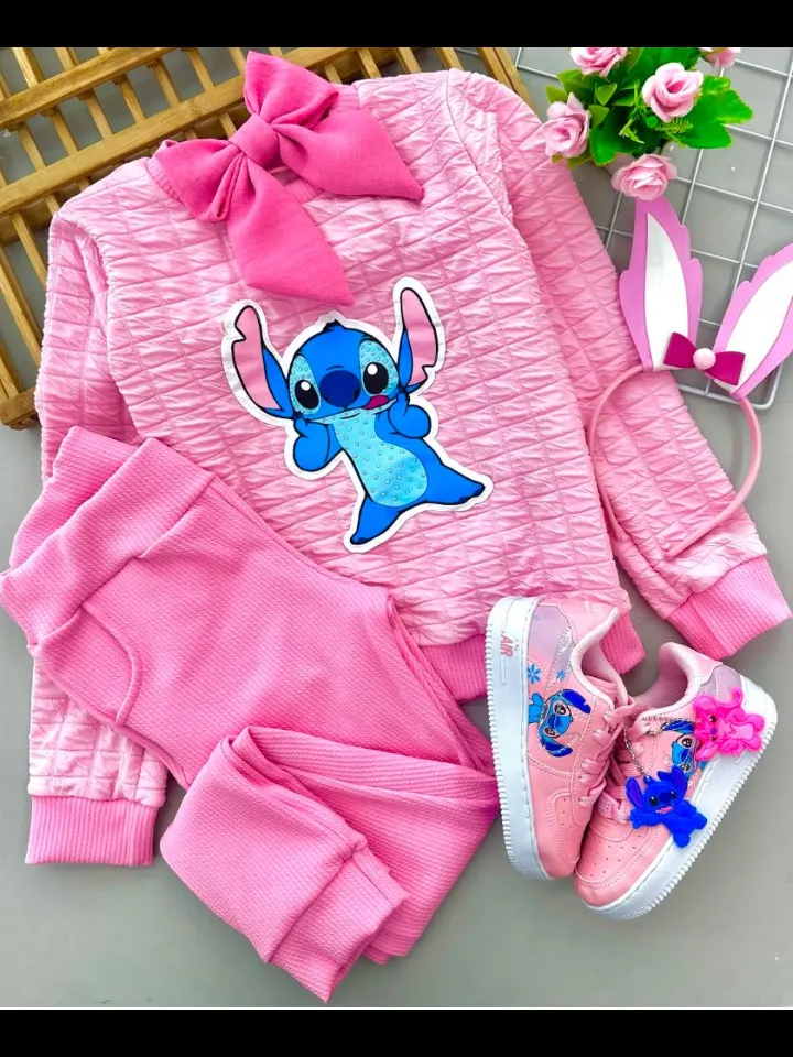 Conjunto infantil feminino calça e blusa (11)