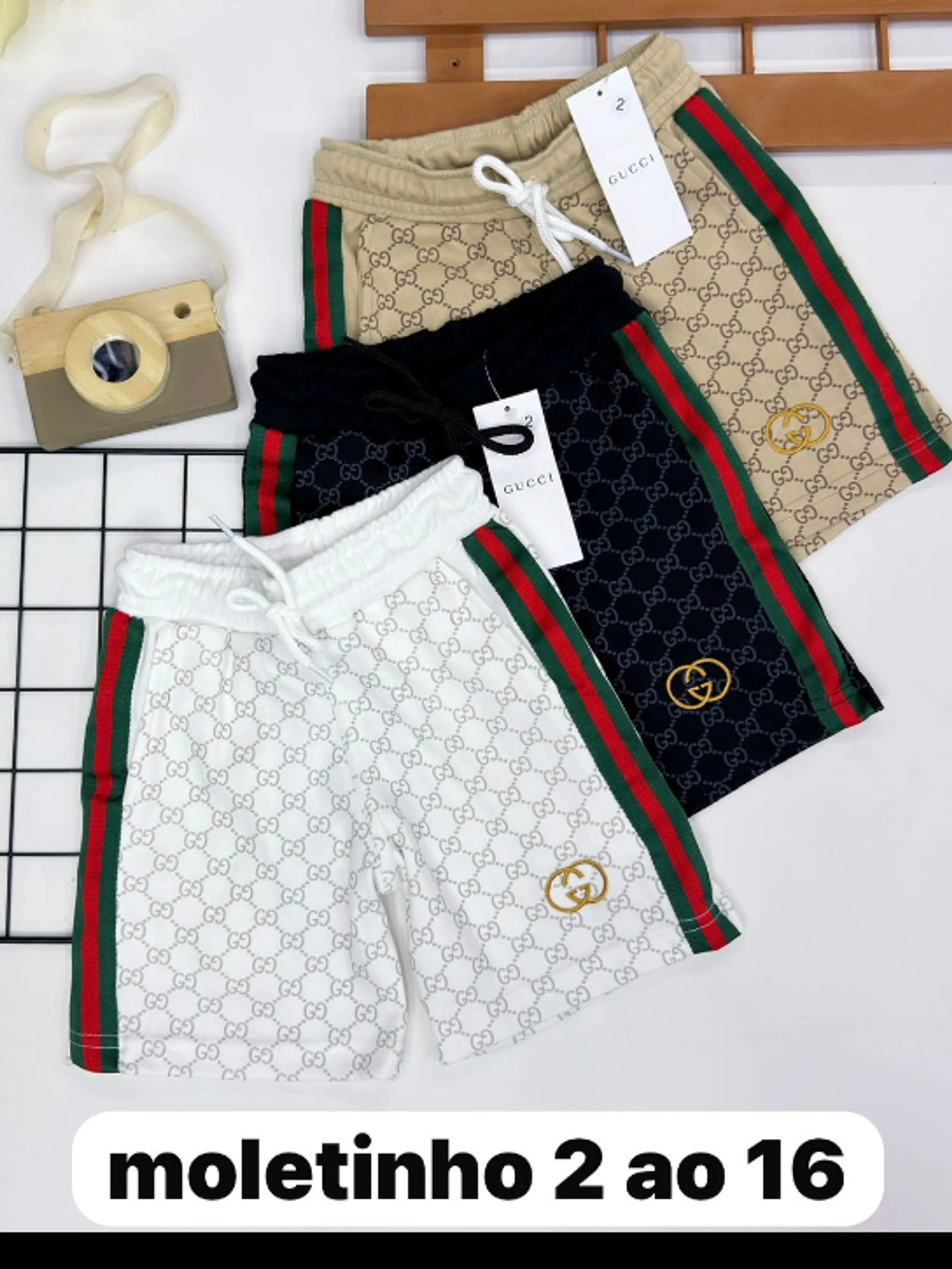 Bermuda masculina 1 linha faixa