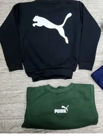 Conjunto moletom flanelado juvenil 2 cabos